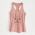 Franco the French Bulldog - Women's Racerback Tanktop