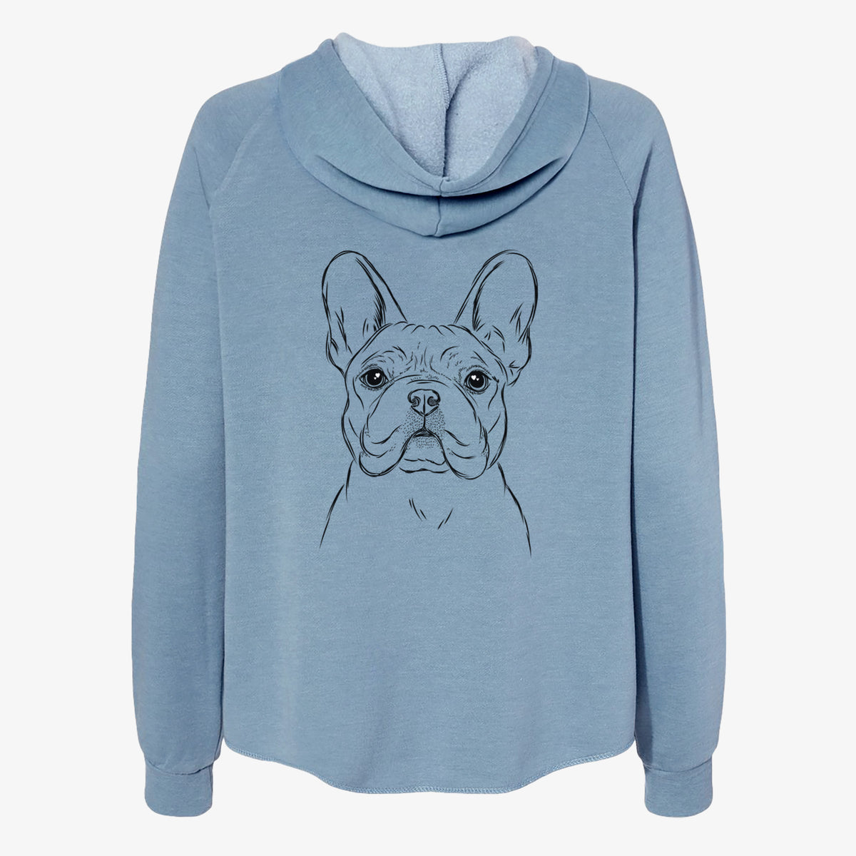 Franco the French Bulldog - Women's Cali Wave Zip-Up Sweatshirt