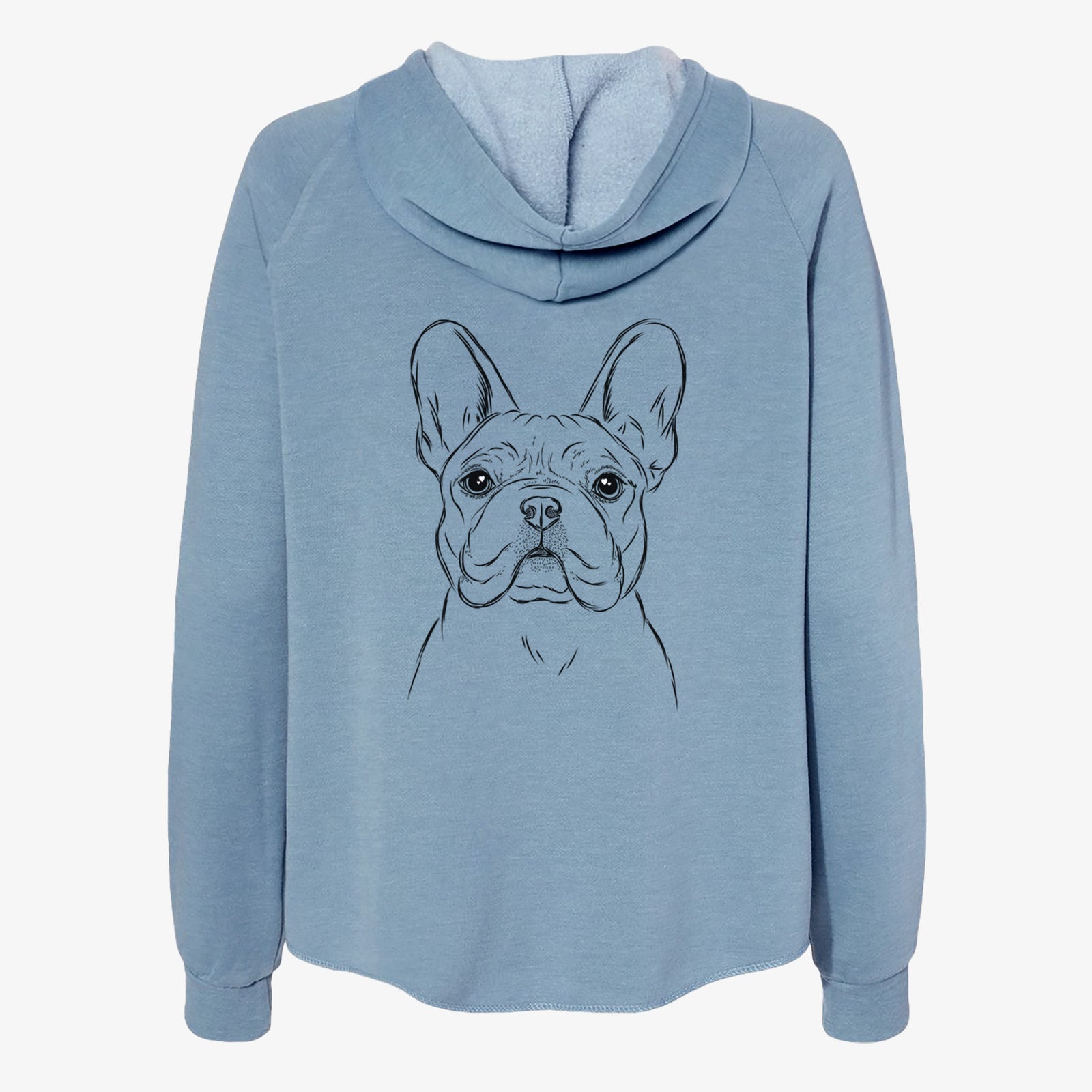 Franco the French Bulldog - Women's Cali Wave Zip-Up Sweatshirt