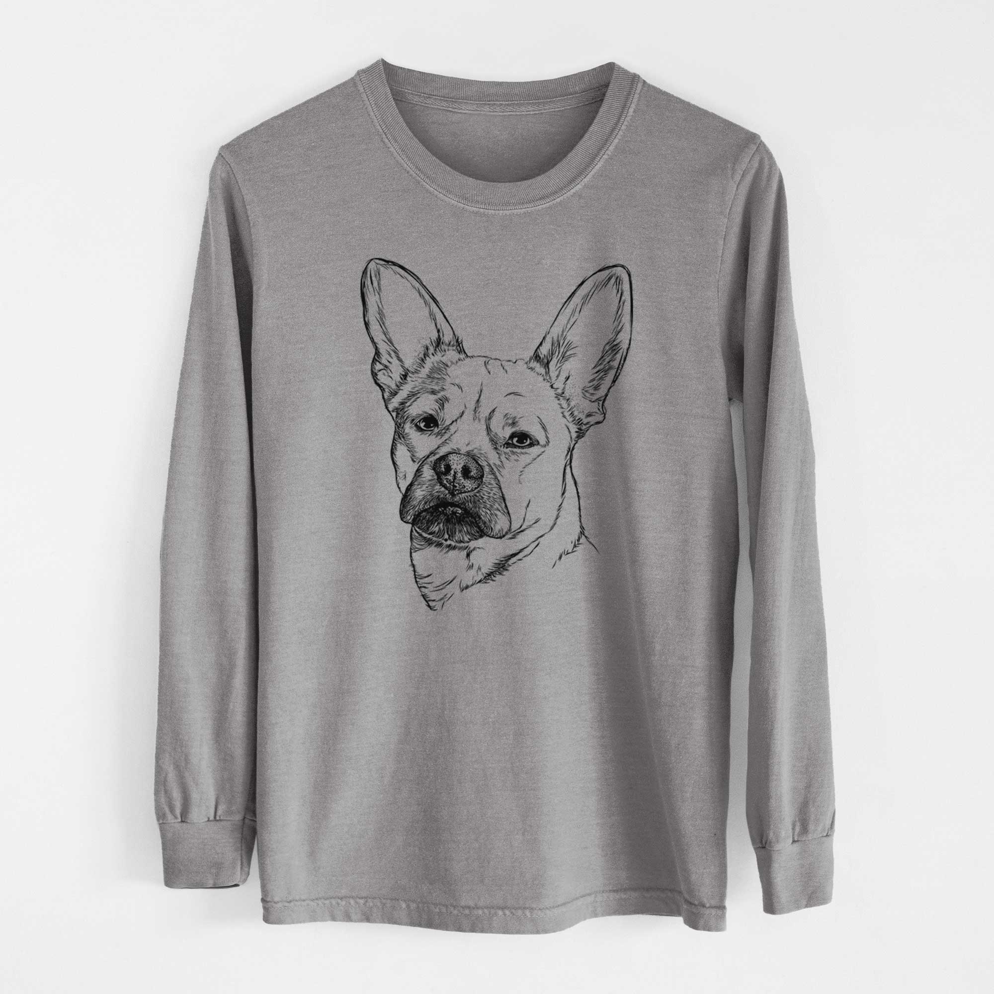 Bare Frankie the Mixed Breed - Heavyweight 100% Cotton Long Sleeve