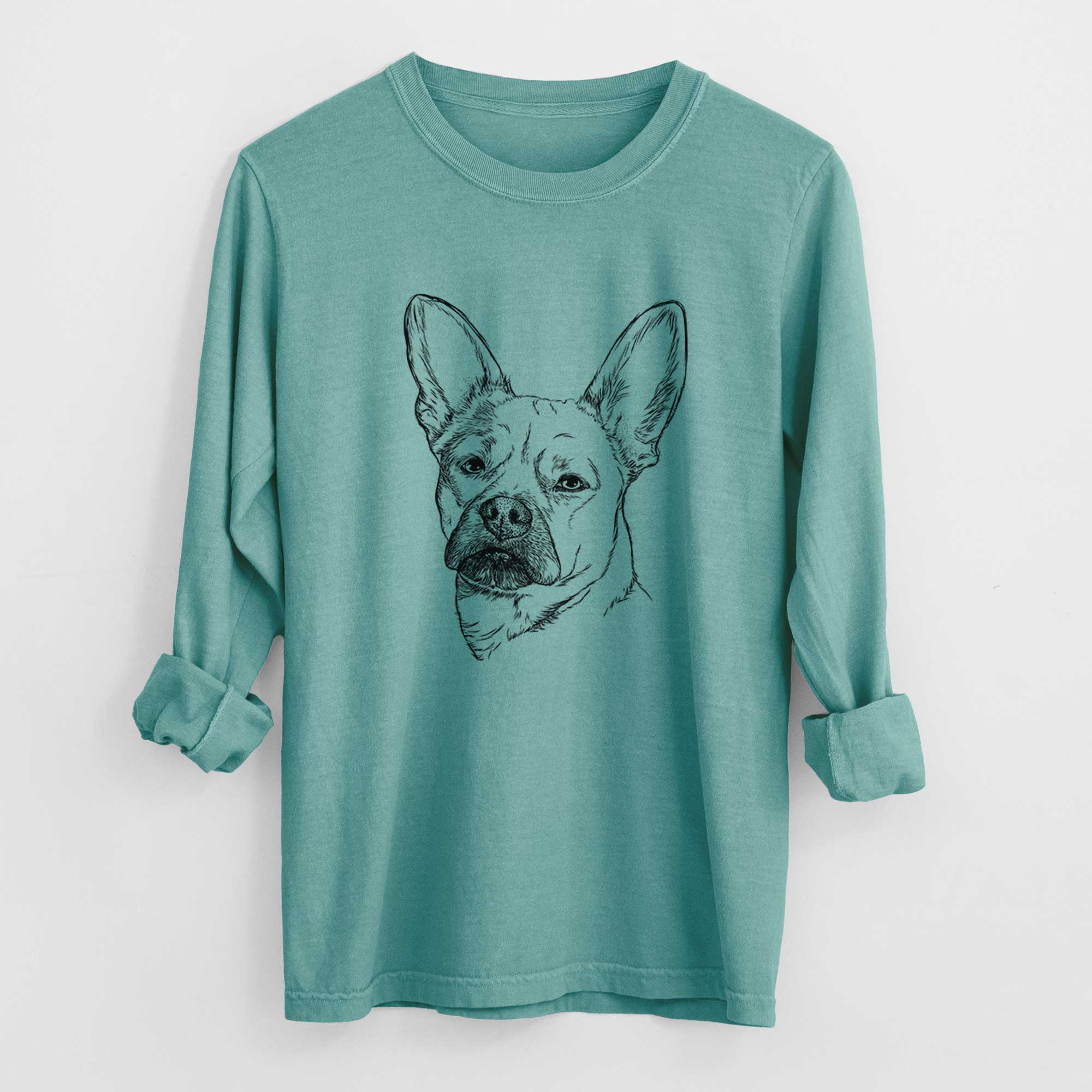 Bare Frankie the Mixed Breed - Heavyweight 100% Cotton Long Sleeve
