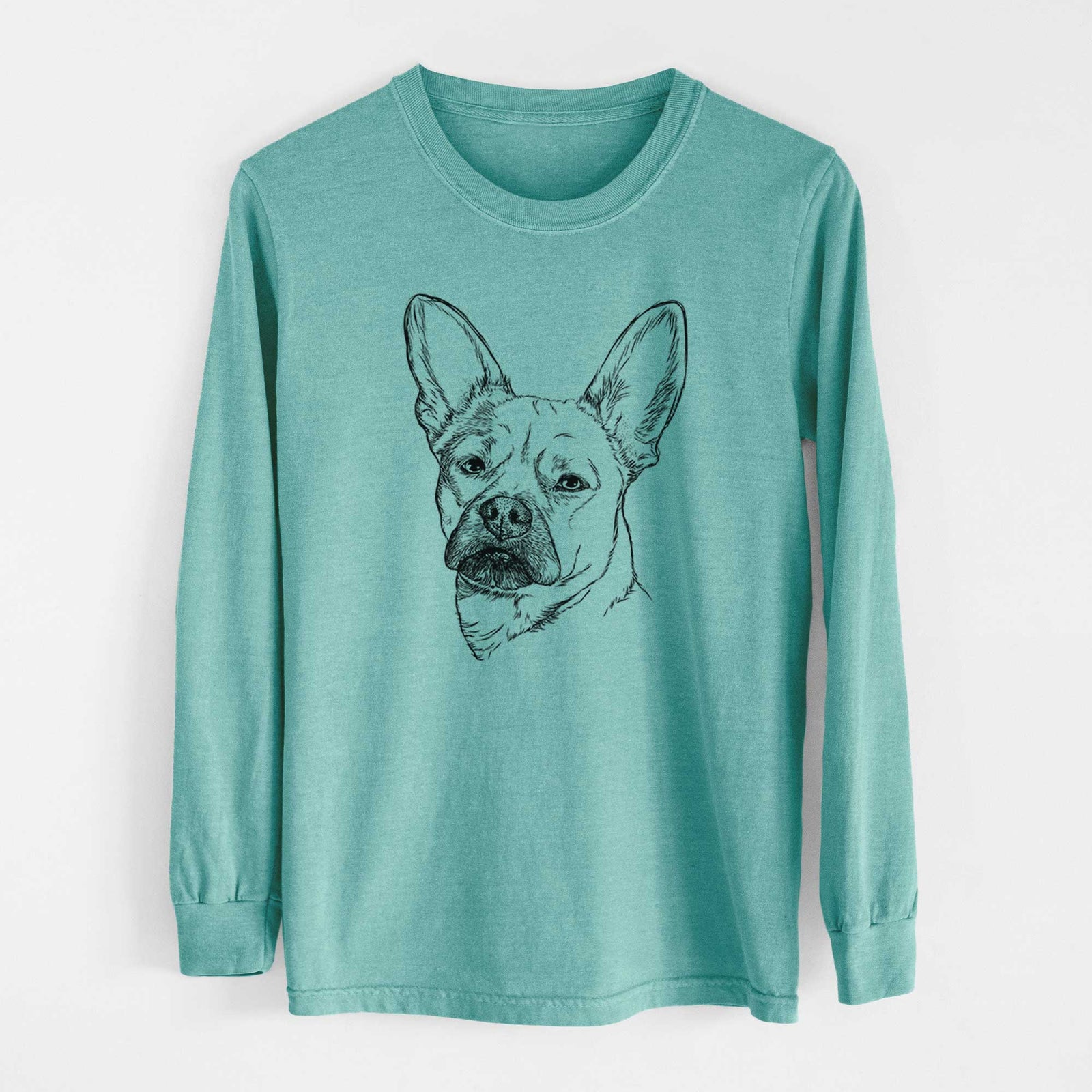 Bare Frankie the Mixed Breed - Heavyweight 100% Cotton Long Sleeve