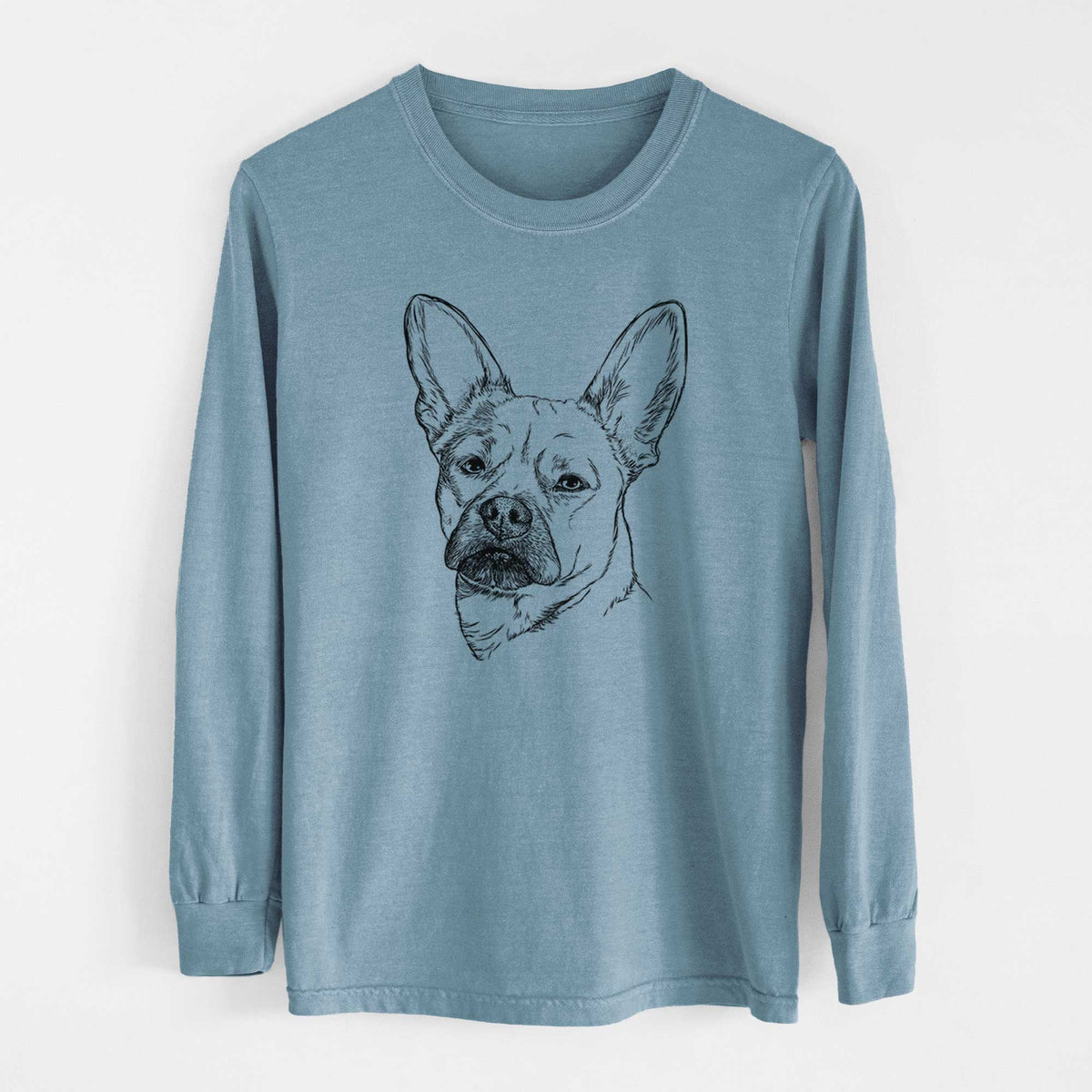 Bare Frankie the Mixed Breed - Heavyweight 100% Cotton Long Sleeve