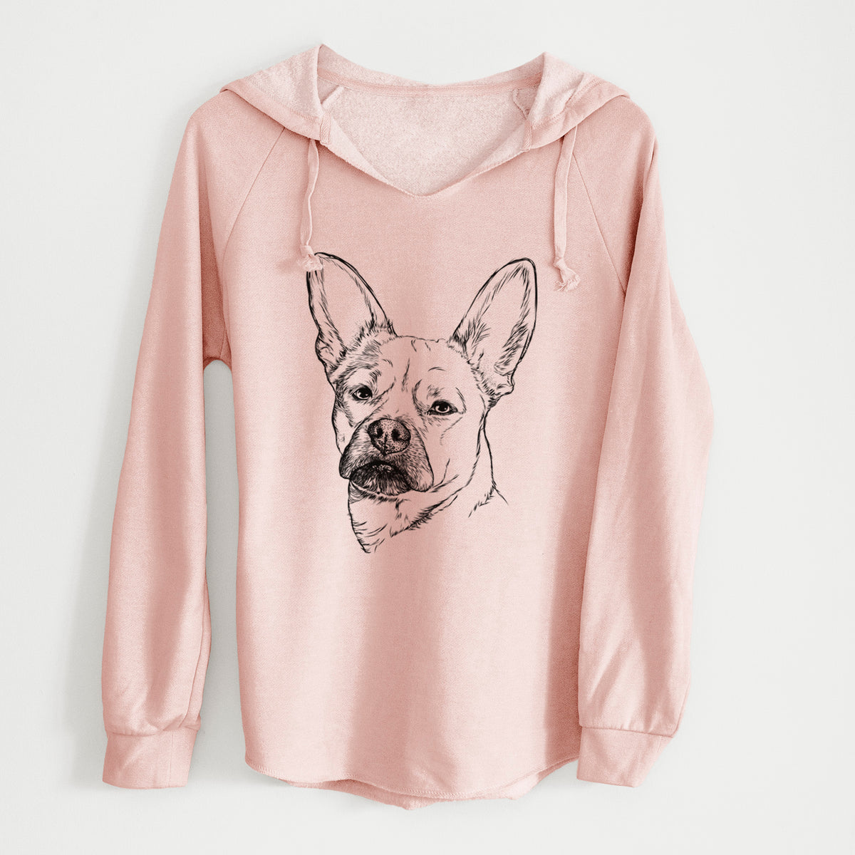 Bare Frankie the Mixed Breed - Cali Wave Hooded Sweatshirt