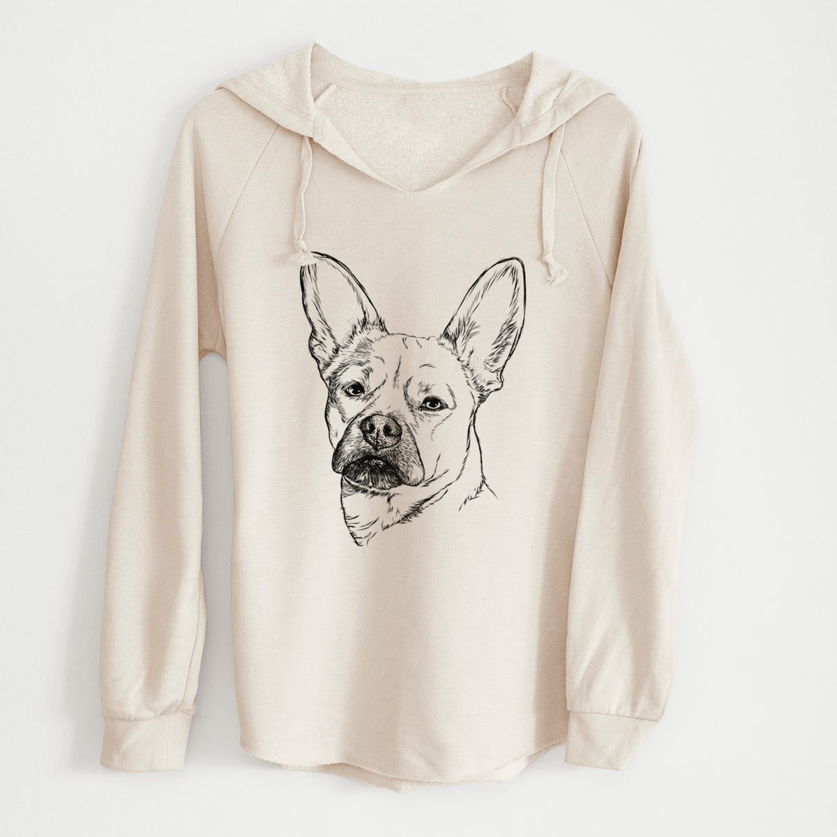 Bare Frankie the Mixed Breed - Cali Wave Hooded Sweatshirt