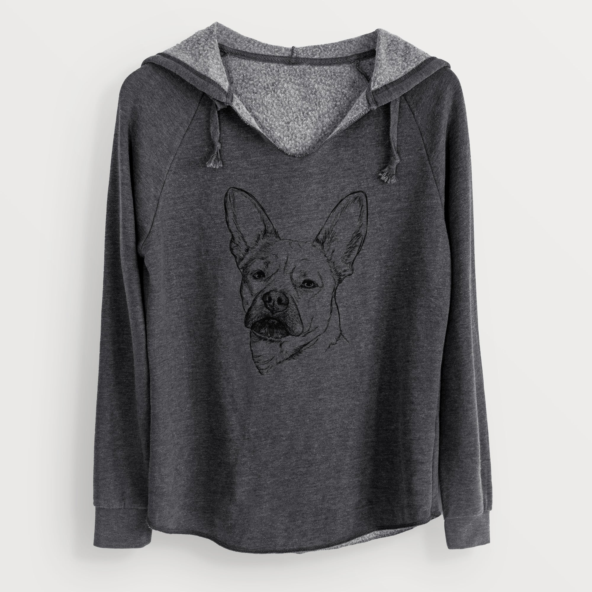 Bare Frankie the Mixed Breed - Cali Wave Hooded Sweatshirt