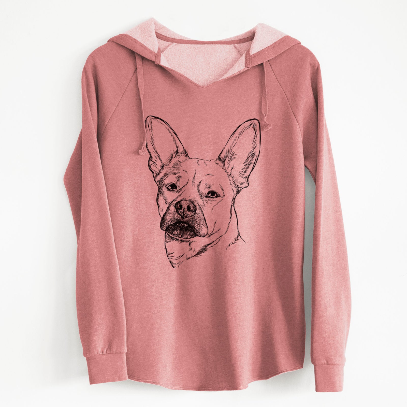 Bare Frankie the Mixed Breed - Cali Wave Hooded Sweatshirt