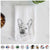 Frankie the Mixed Breed Decorative Hand Towel