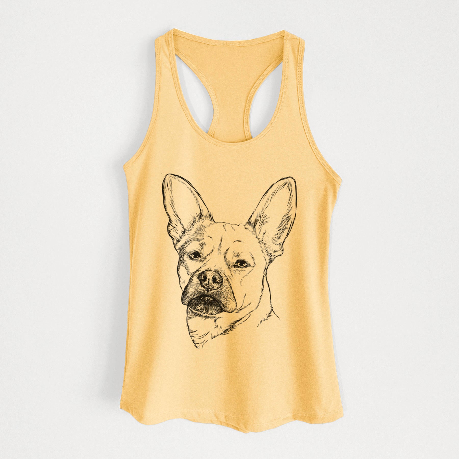 Frankie the Mixed Breed - Women's Racerback Tanktop