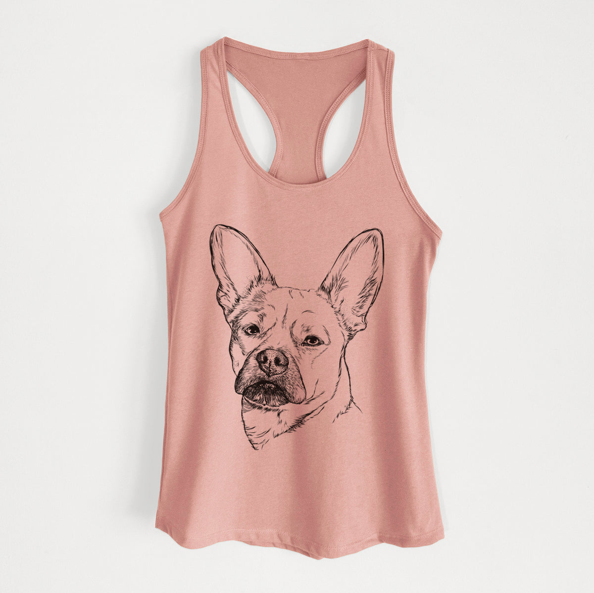 Frankie the Mixed Breed - Women's Racerback Tanktop