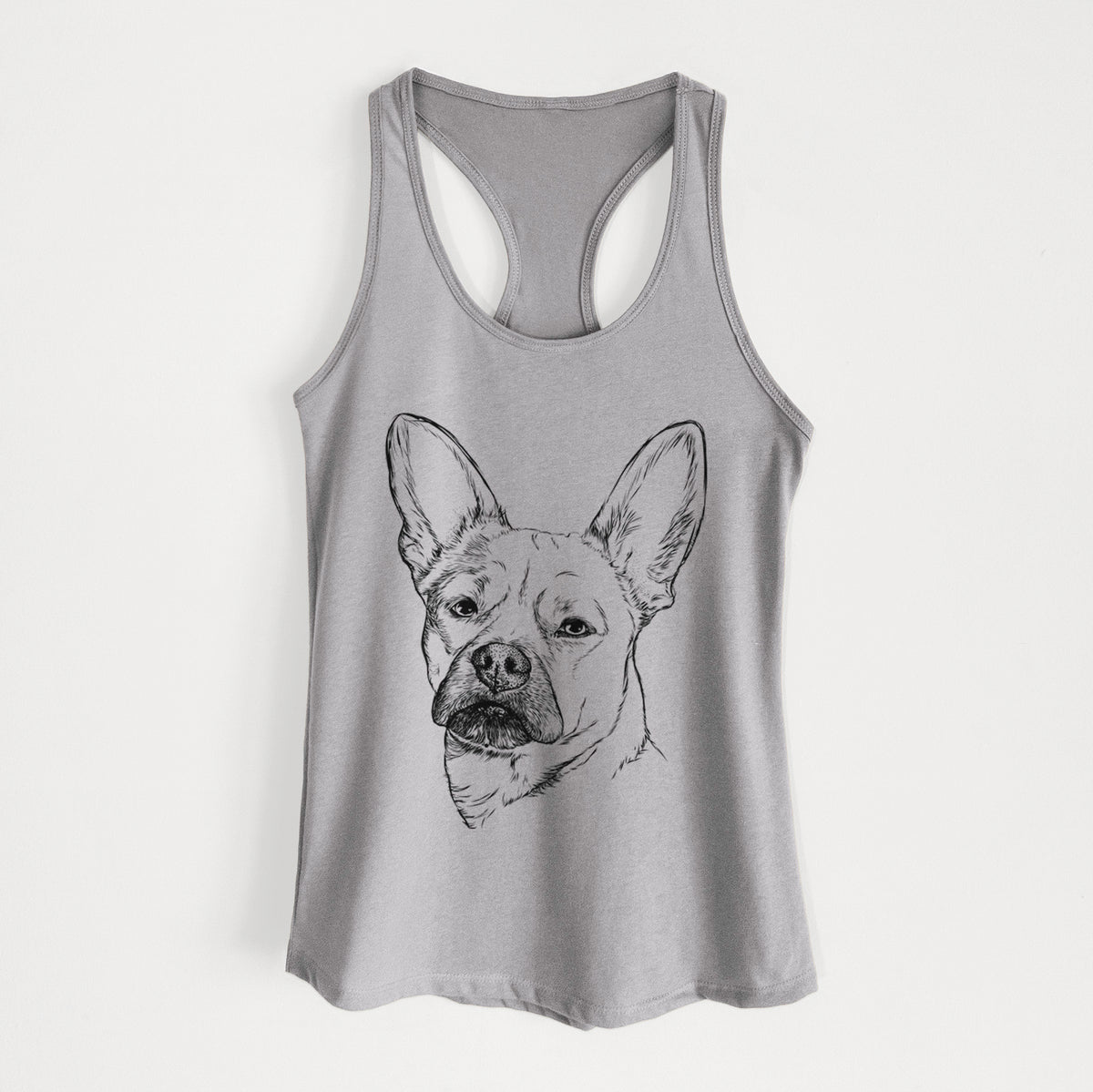 Frankie the Mixed Breed - Women&#39;s Racerback Tanktop