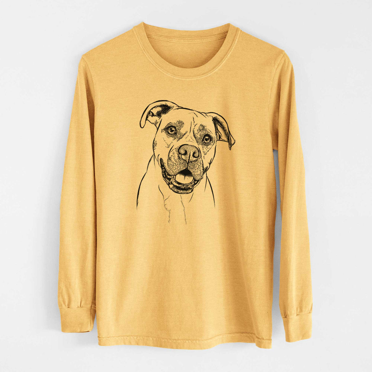 Bare Frankie Tankie the Boxer Mix - Heavyweight 100% Cotton Long Sleeve