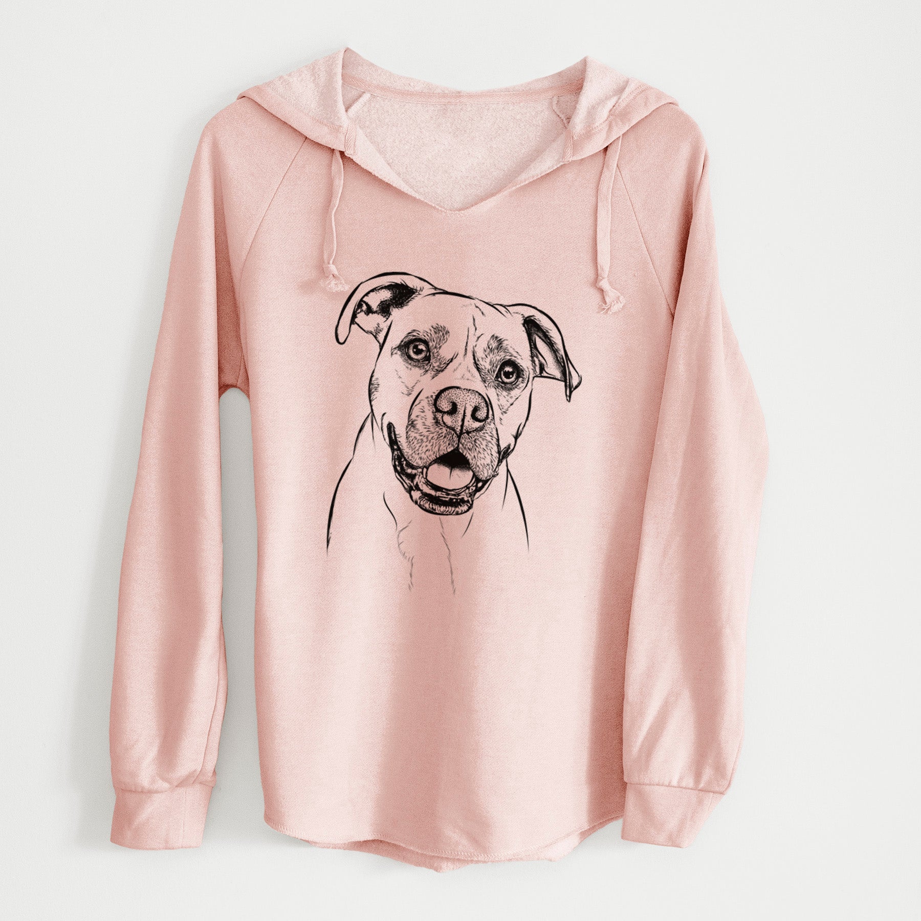 Bare Frankie Tankie the Boxer Mix - Cali Wave Hooded Sweatshirt