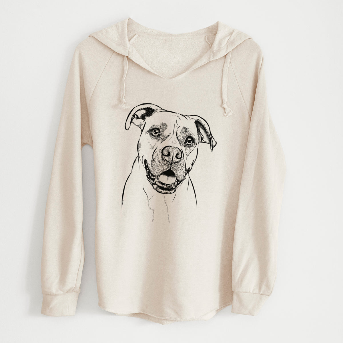 Bare Frankie Tankie the Boxer Mix - Cali Wave Hooded Sweatshirt