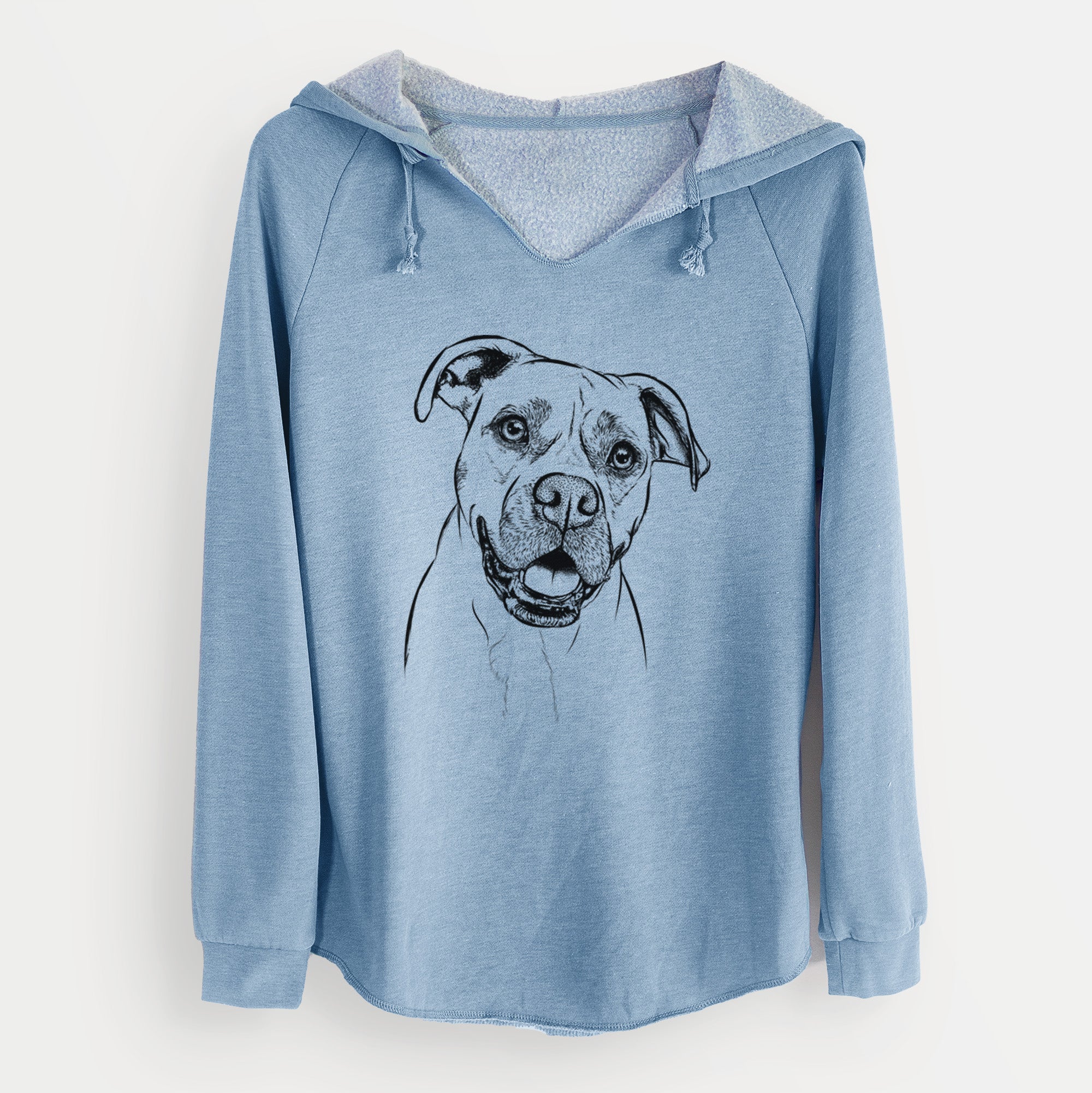 Bare Frankie Tankie the Boxer Mix - Cali Wave Hooded Sweatshirt