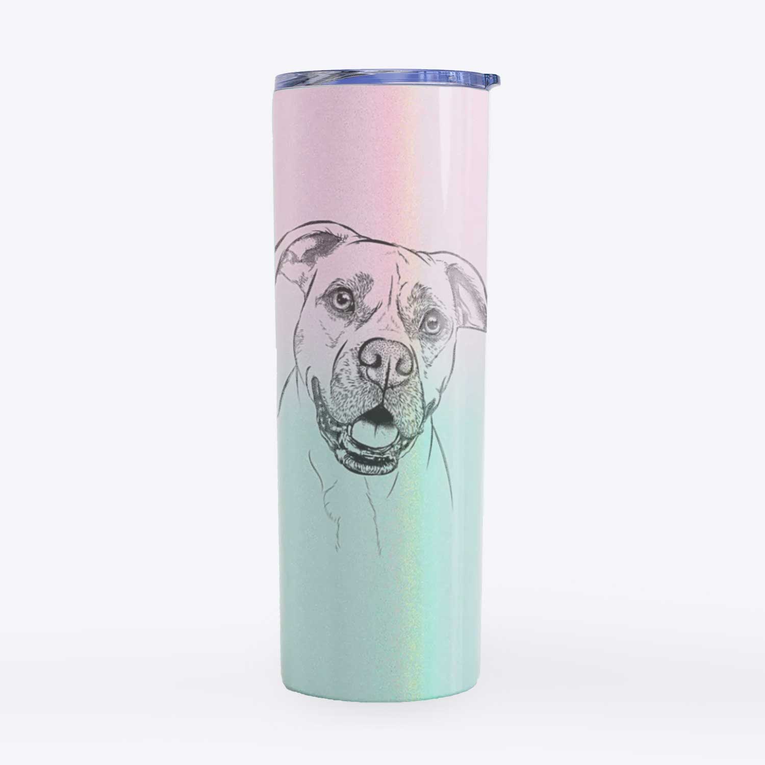 Frankie Tankie the Boxer Mix - 20oz Skinny Tumbler