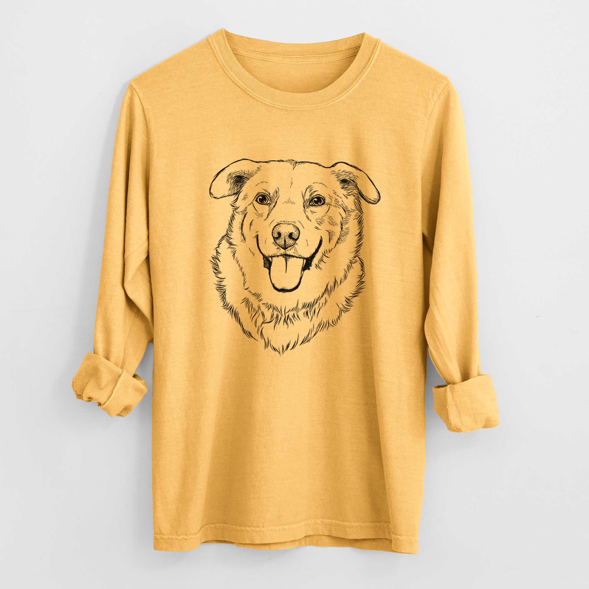 Bare Freeley the Mixed Breed - Heavyweight 100% Cotton Long Sleeve