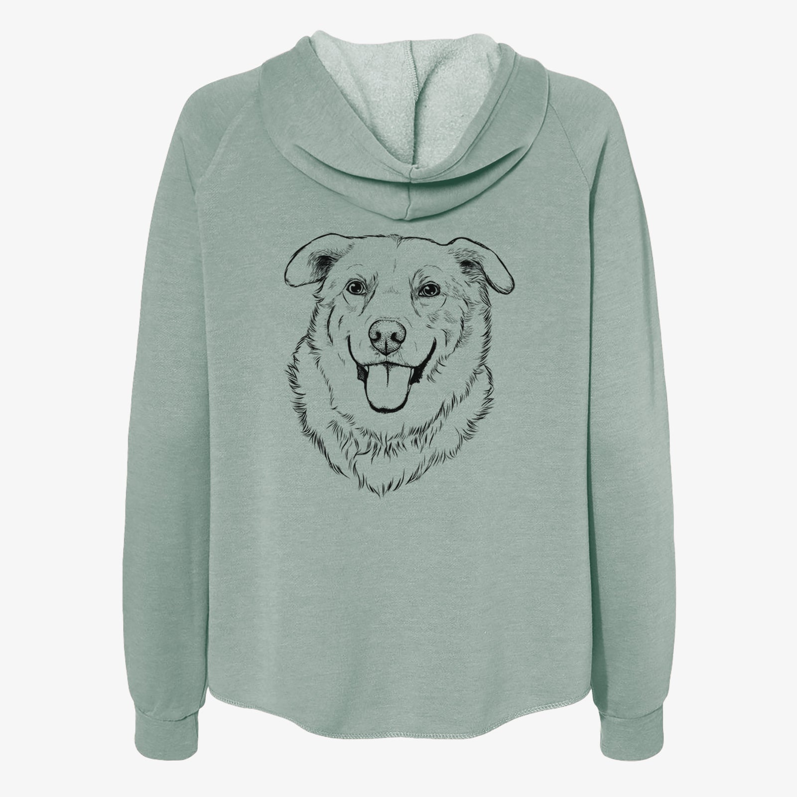 Freeley the Mixed Breed - Women's Cali Wave Zip-Up Sweatshirt