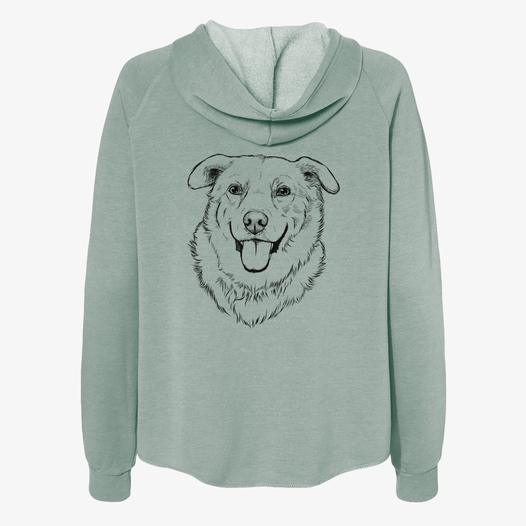 Freeley the Mixed Breed - Women's Cali Wave Zip-Up Sweatshirt