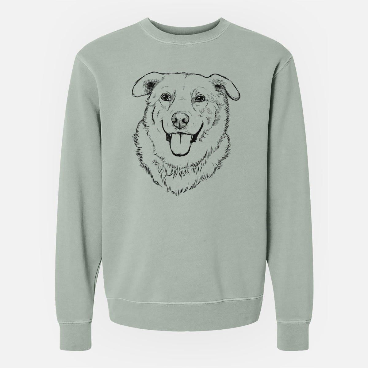 Bare Freeley the Mixed Breed - Unisex Pigment Dyed Crew Sweatshirt