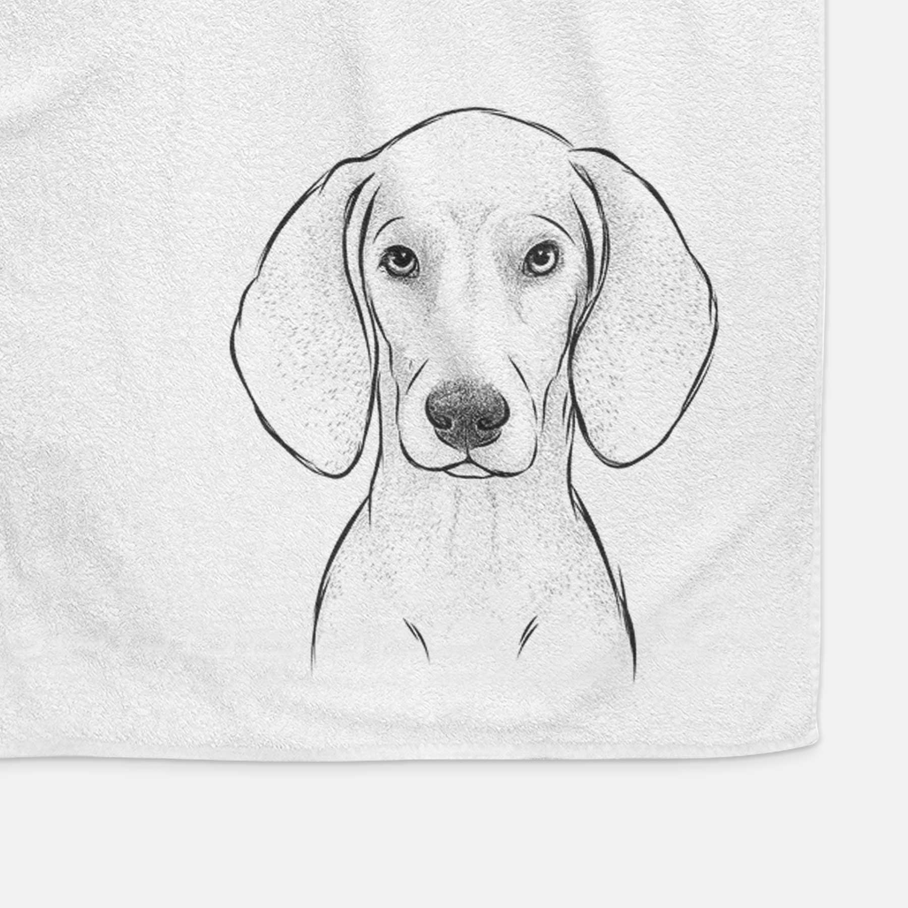 Frejya the Weimaraner Decorative Hand Towel