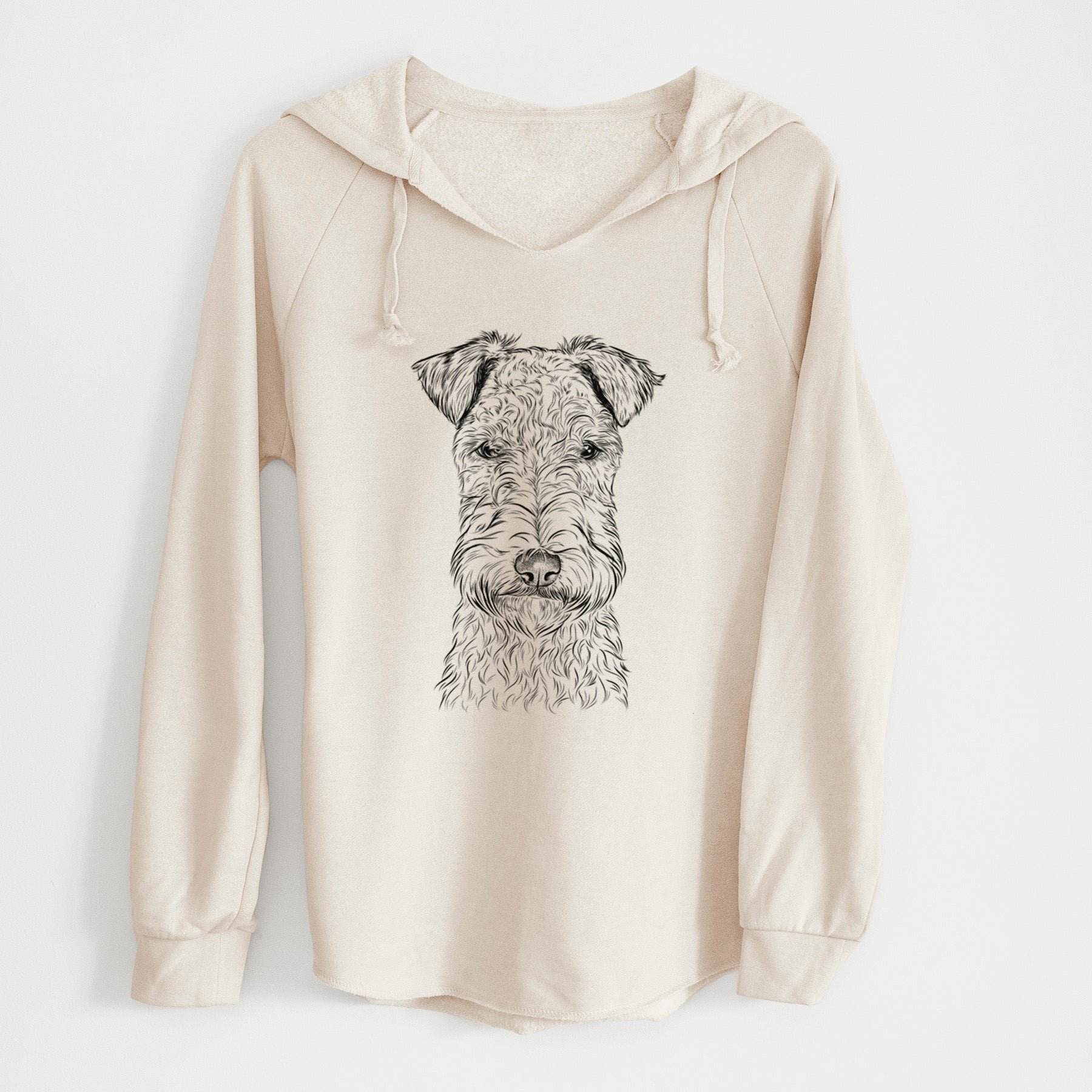 Bare Frida the Lakeland Terrier - Cali Wave Hooded Sweatshirt