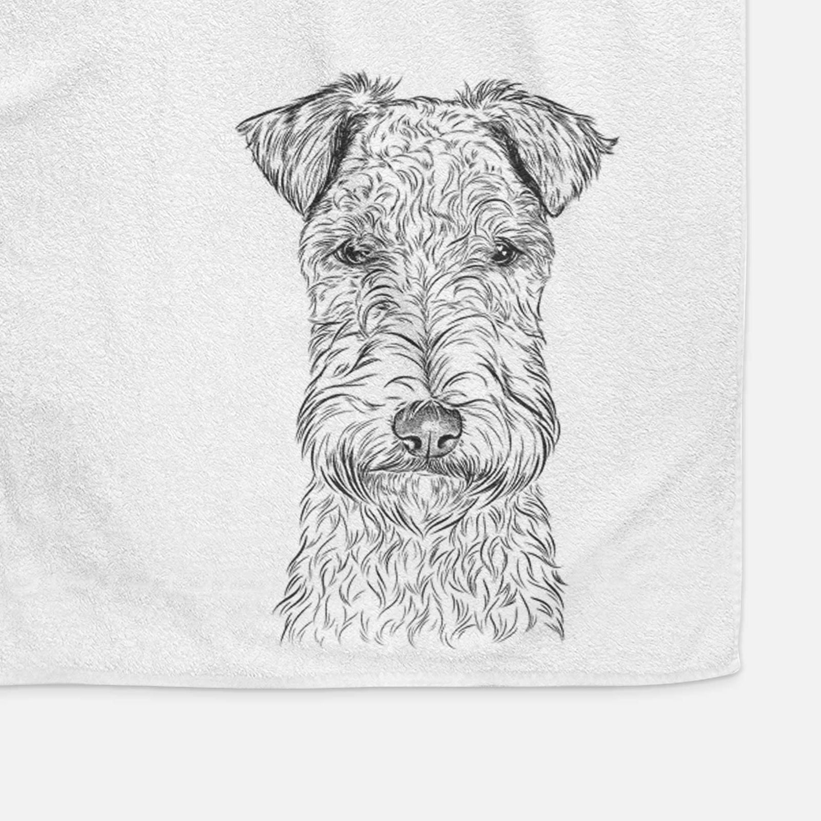 Frida the Lakeland Terrier Decorative Hand Towel