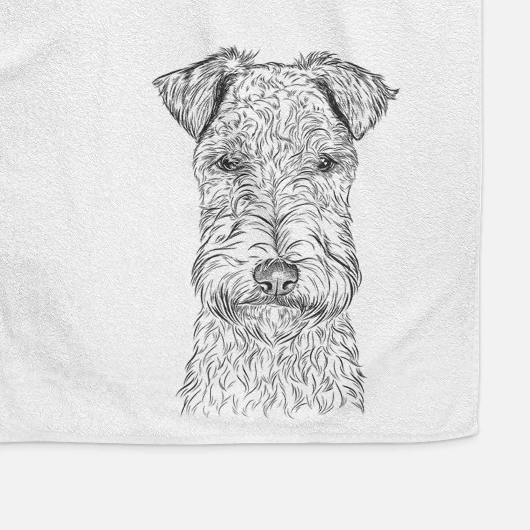 Frida the Lakeland Terrier Decorative Hand Towel