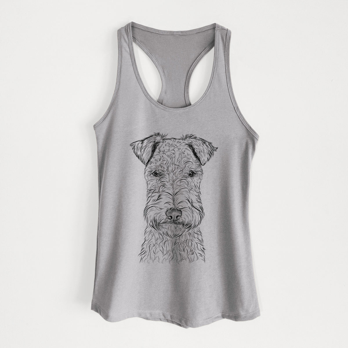 Frida the Lakeland Terrier - Women&#39;s Racerback Tanktop