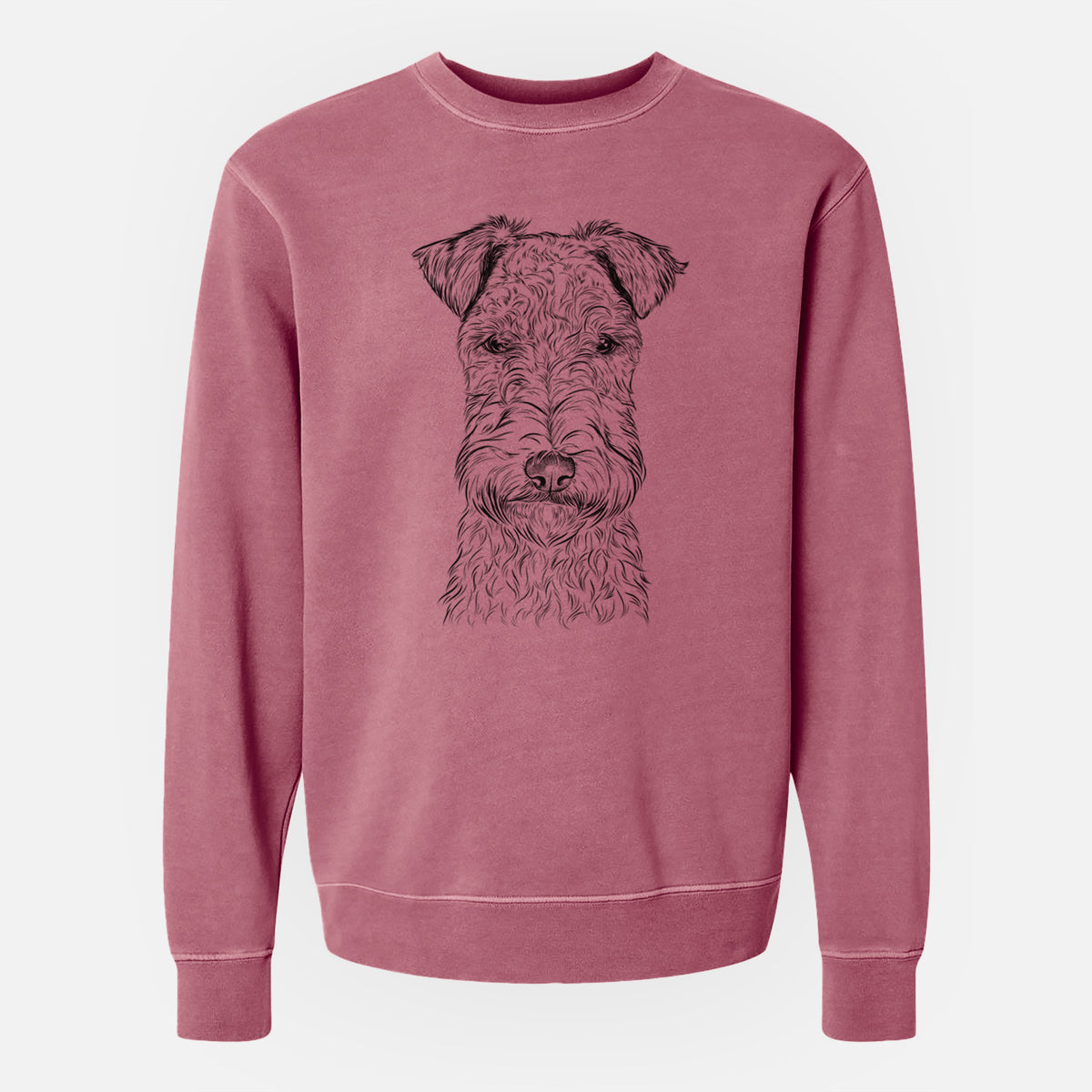 Bare Frida the Lakeland Terrier - Unisex Pigment Dyed Crew Sweatshirt