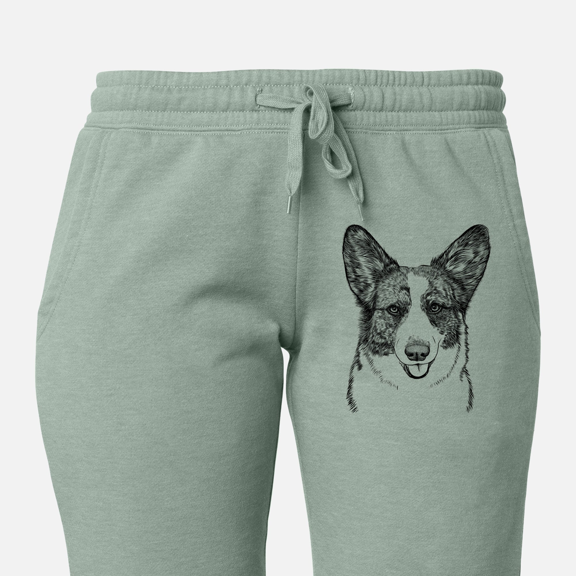 Gabby the Cardigan Welsh Corgi - Women's Cali Wave Joggers