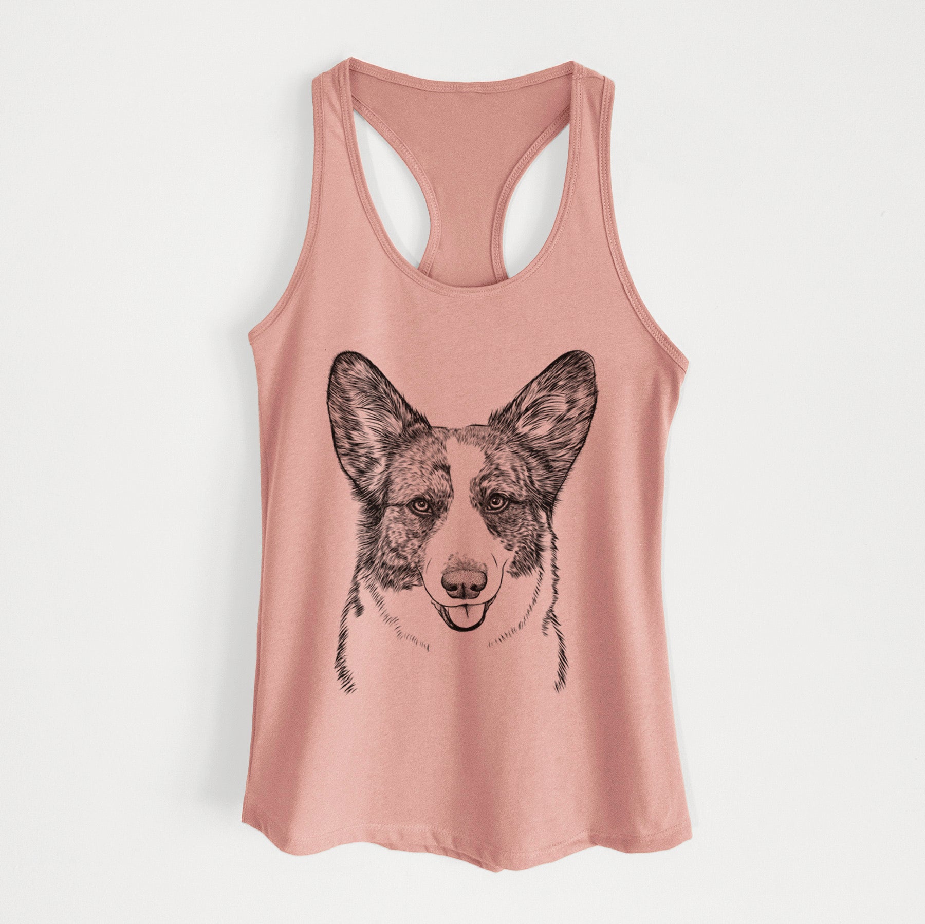 Gabby the Cardigan Welsh Corgi - Women's Racerback Tanktop