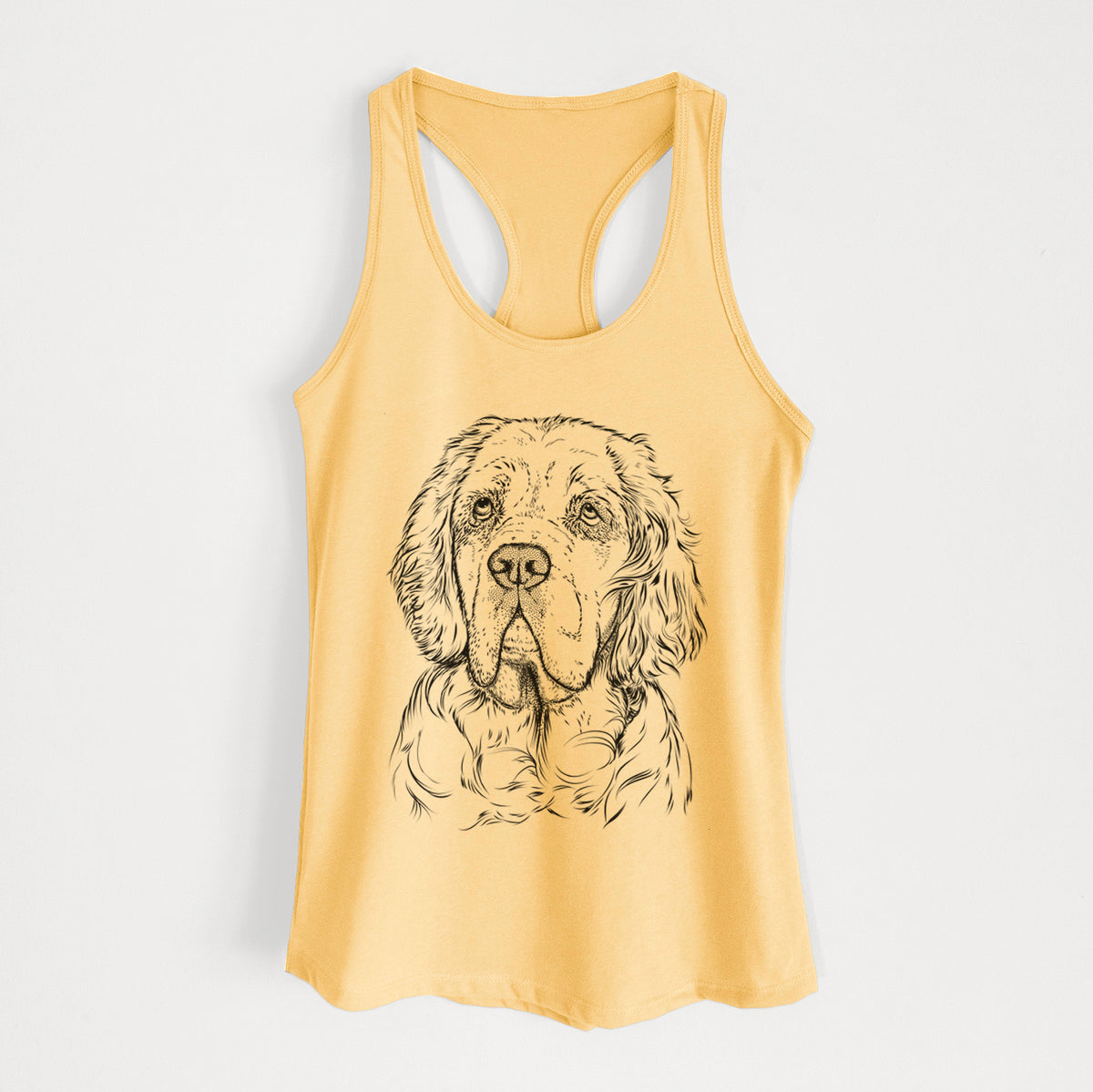 Gary the Clumber Spaniel - Women's Racerback Tanktop