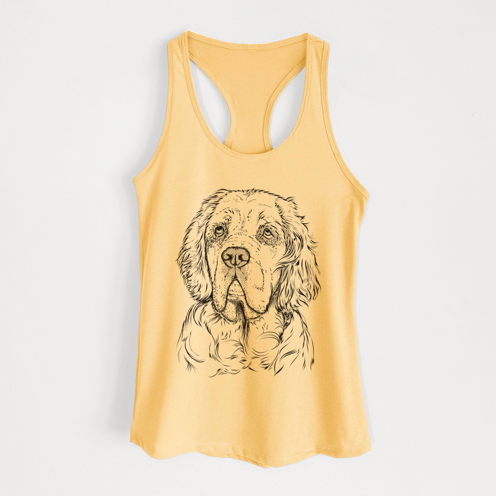 Gary the Clumber Spaniel - Women's Racerback Tanktop