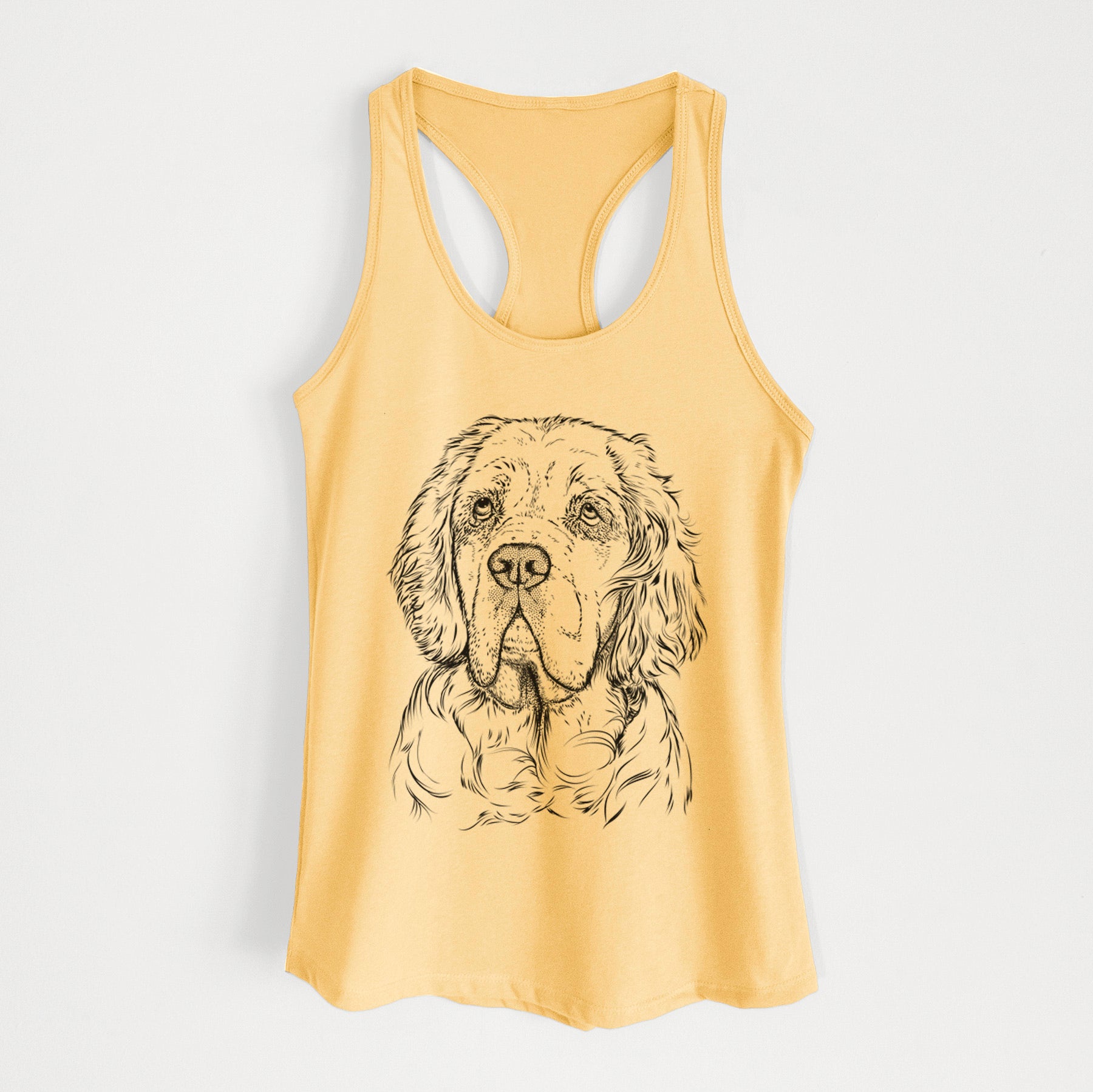 Gary the Clumber Spaniel - Women's Racerback Tanktop