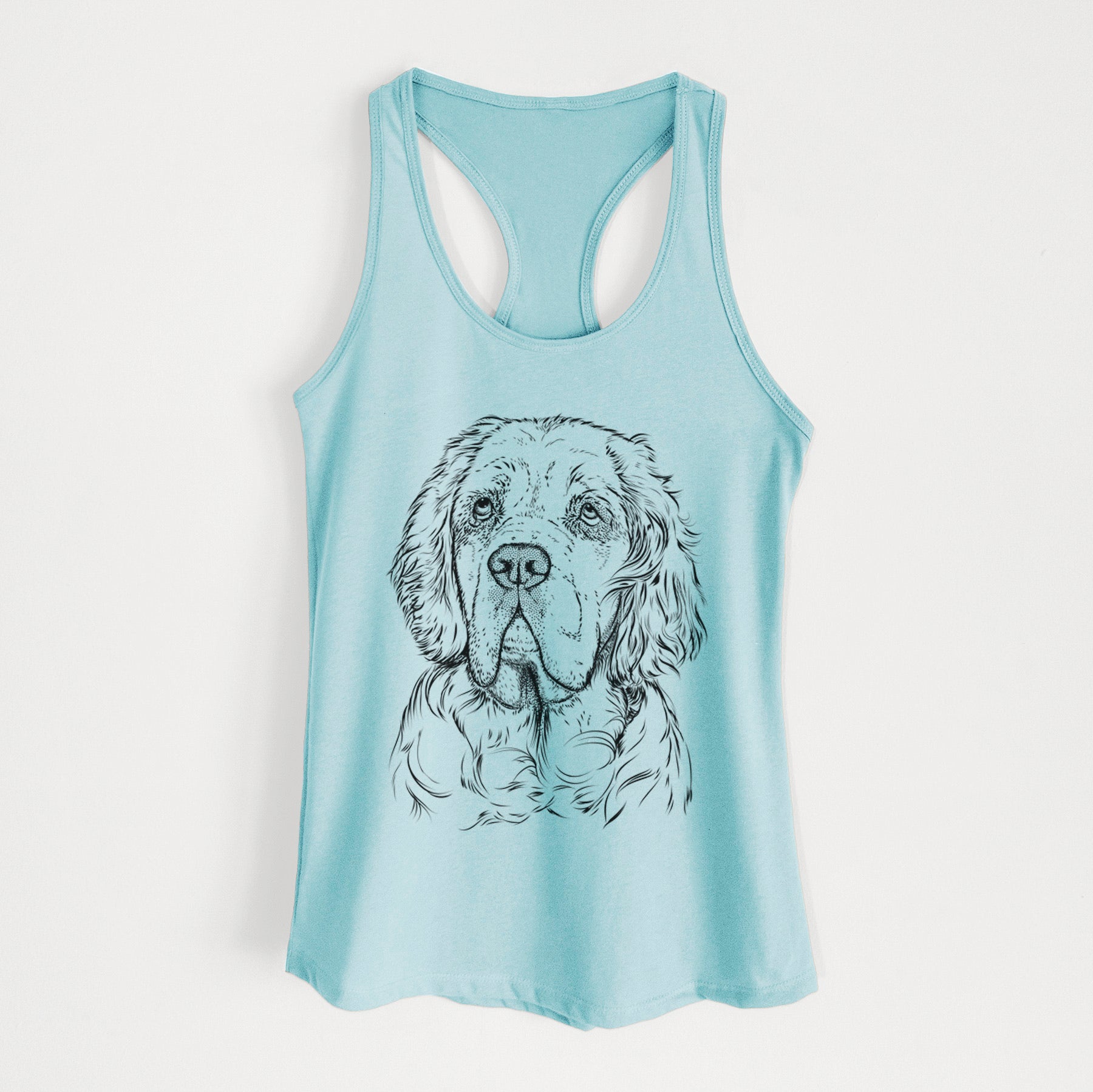 Gary the Clumber Spaniel - Women's Racerback Tanktop