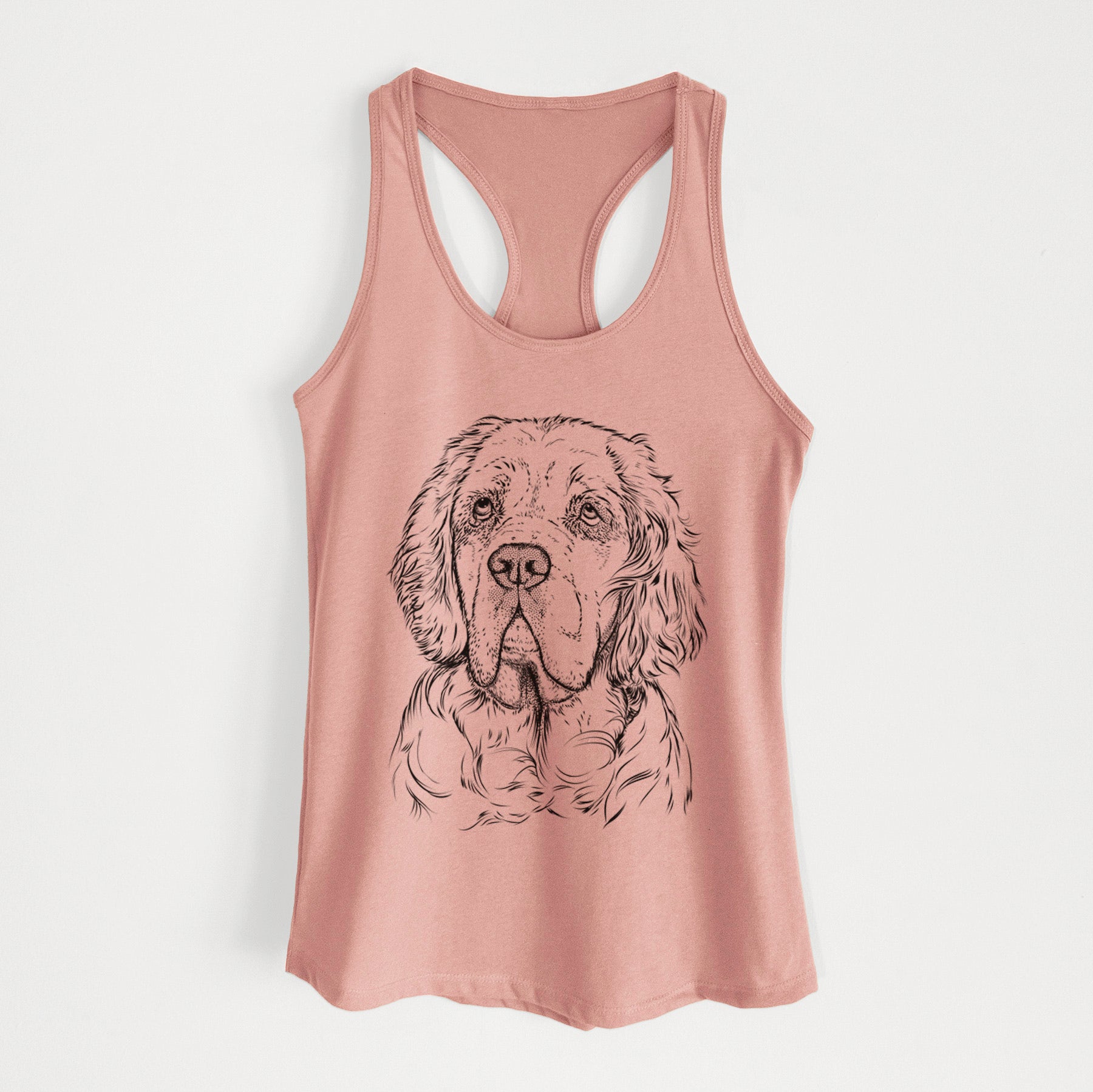 Gary the Clumber Spaniel - Women's Racerback Tanktop