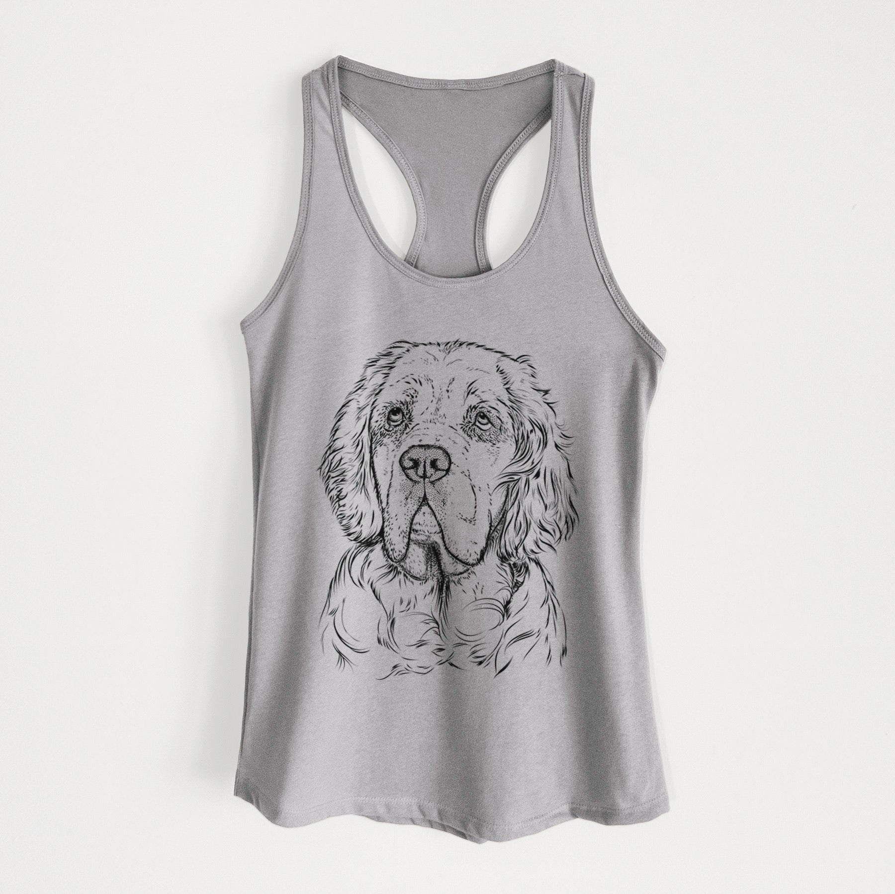 Gary the Clumber Spaniel - Women's Racerback Tanktop