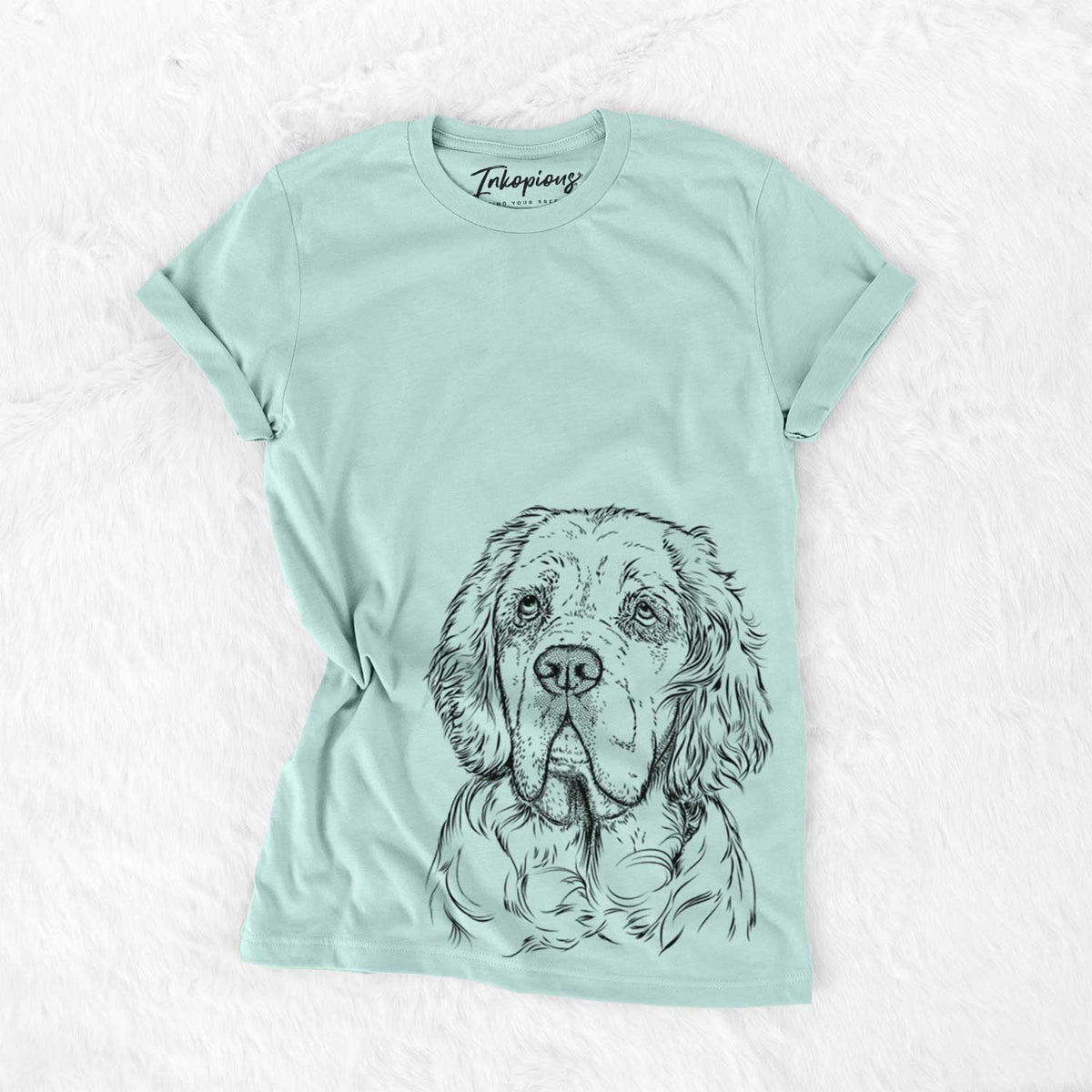 Bare Gary the Clumber Spaniel - Unisex Crewneck