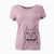 Bare Gaston the French Bulldog - Women's V-neck Shirt