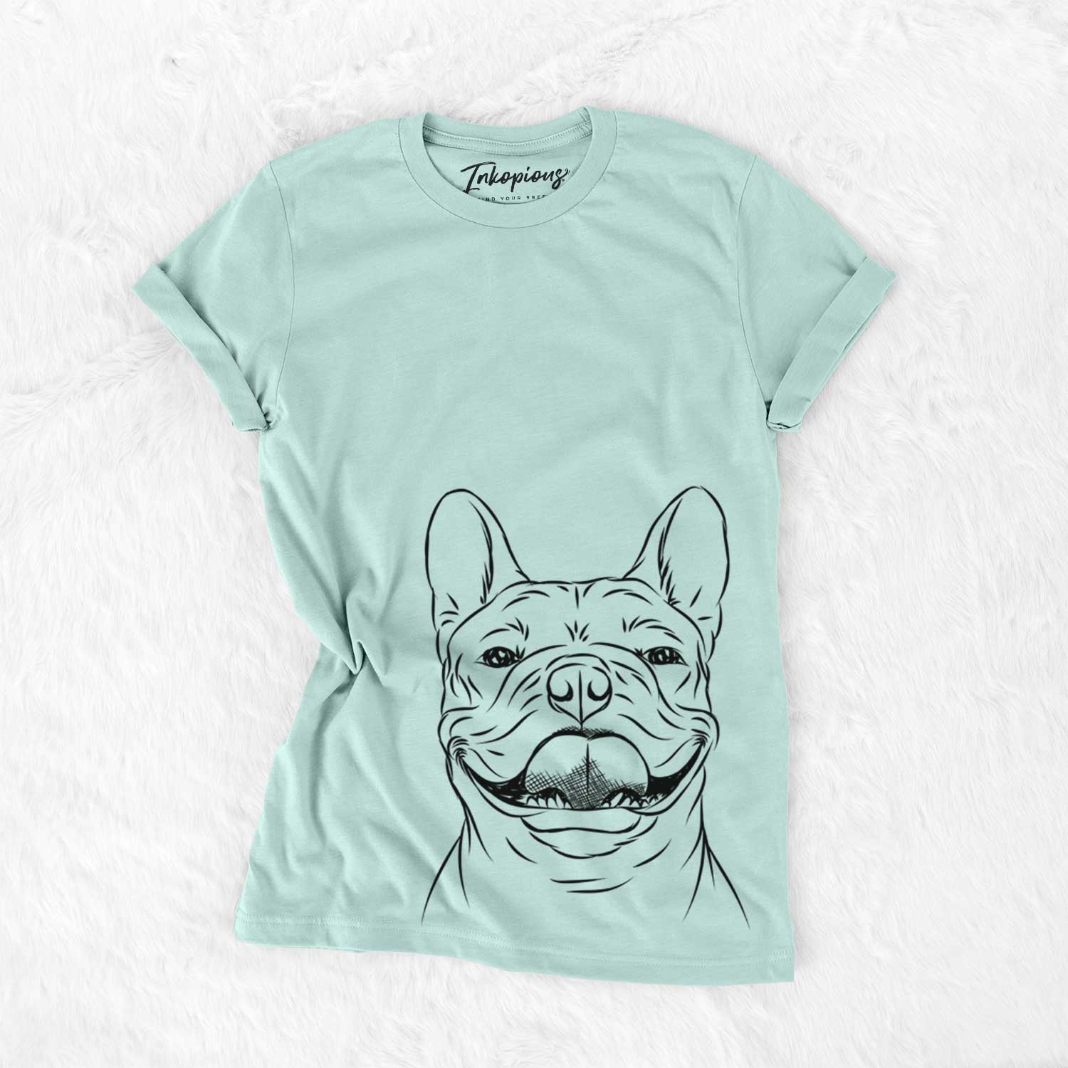 Bare Gaston the French Bulldog - Unisex Crewneck