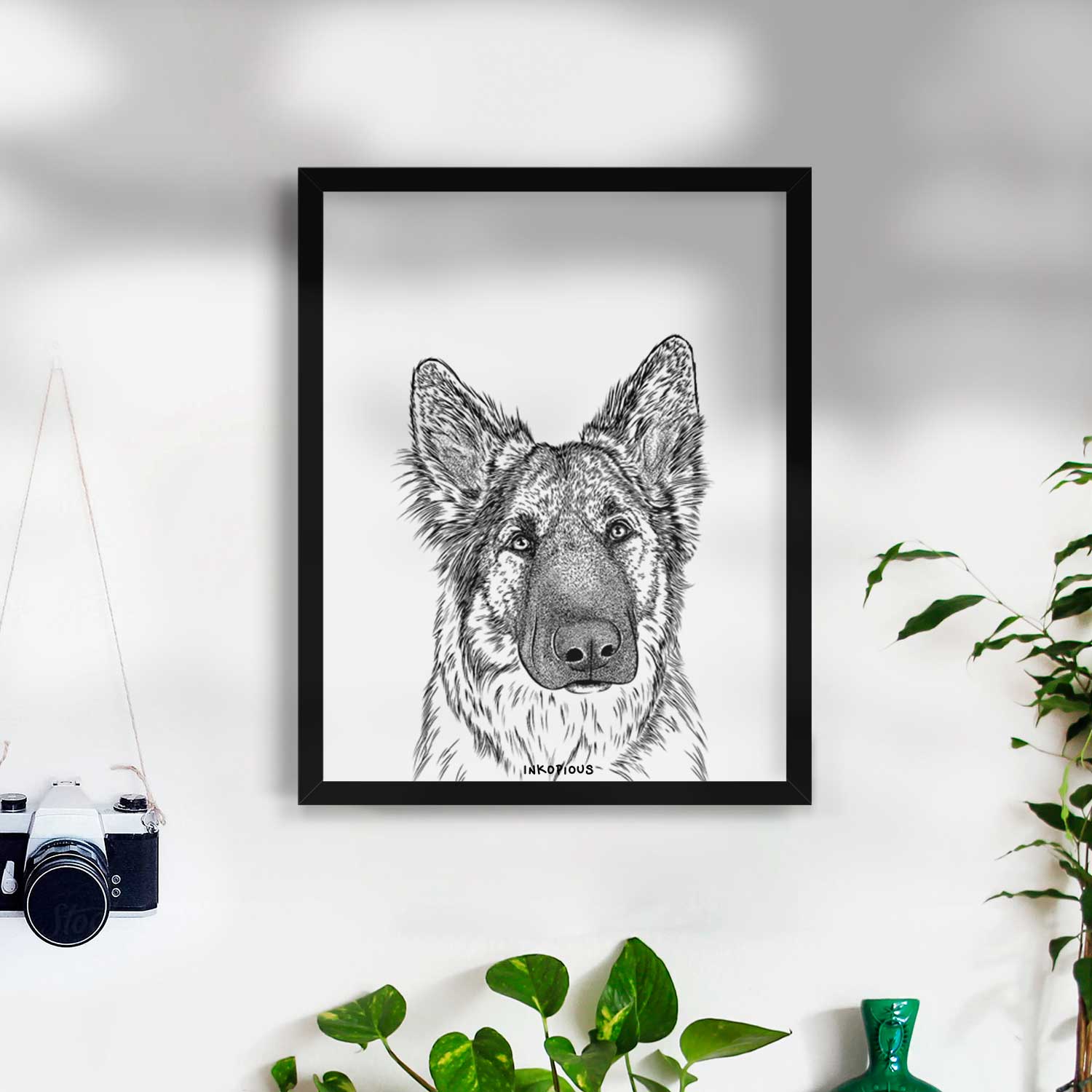 Geddy the Shiloh Shepherd Art Print