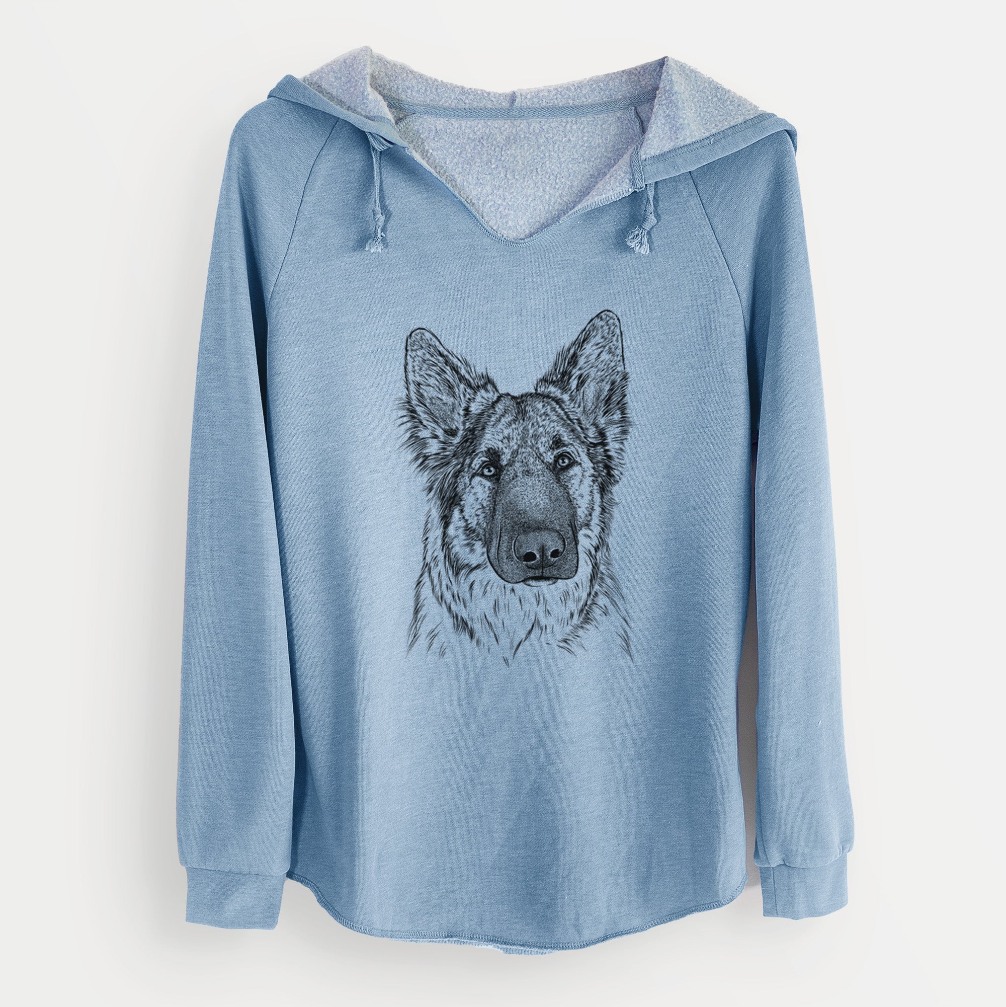 Bare Geddy the Shiloh Shepherd - Cali Wave Hooded Sweatshirt