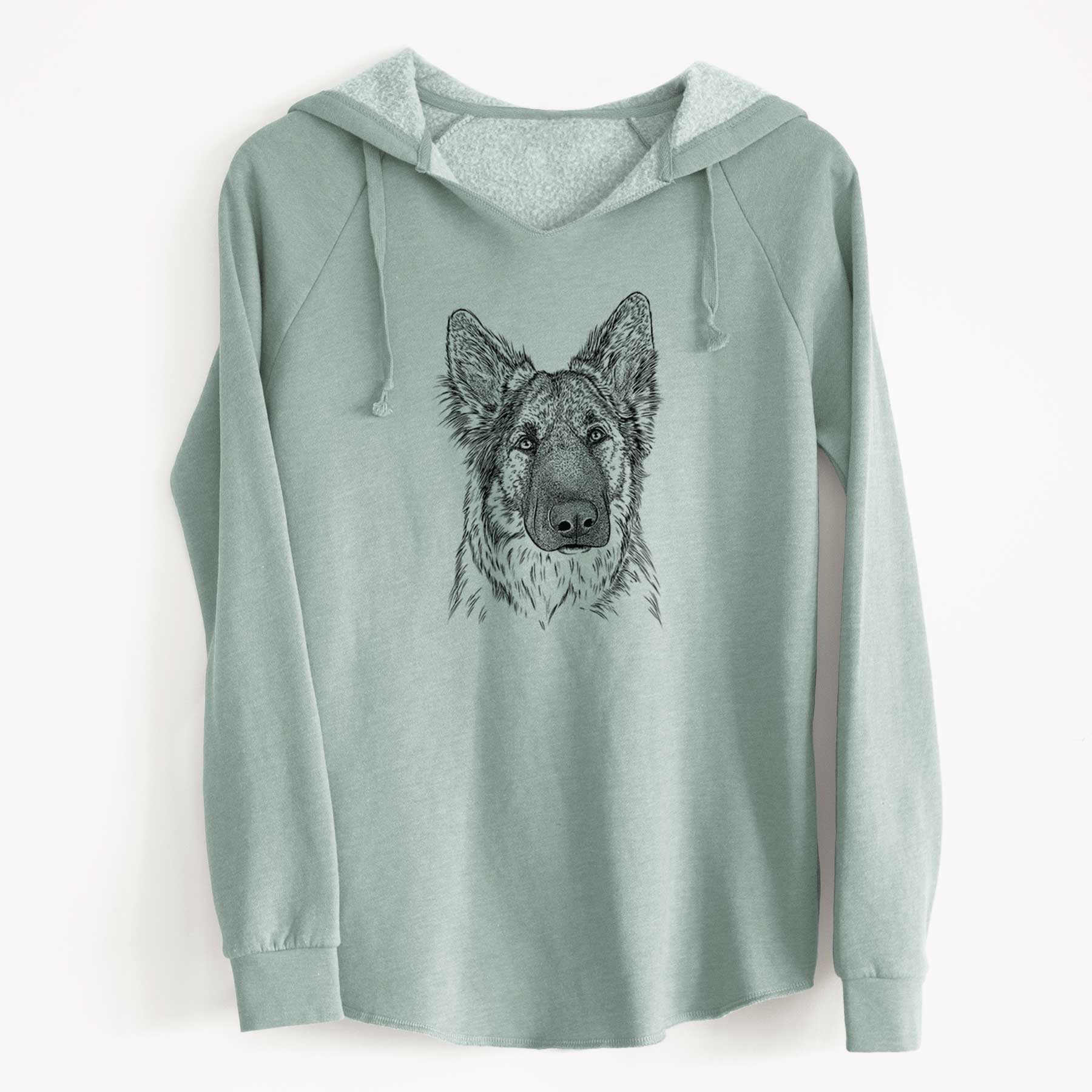 Bare Geddy the Shiloh Shepherd - Cali Wave Hooded Sweatshirt