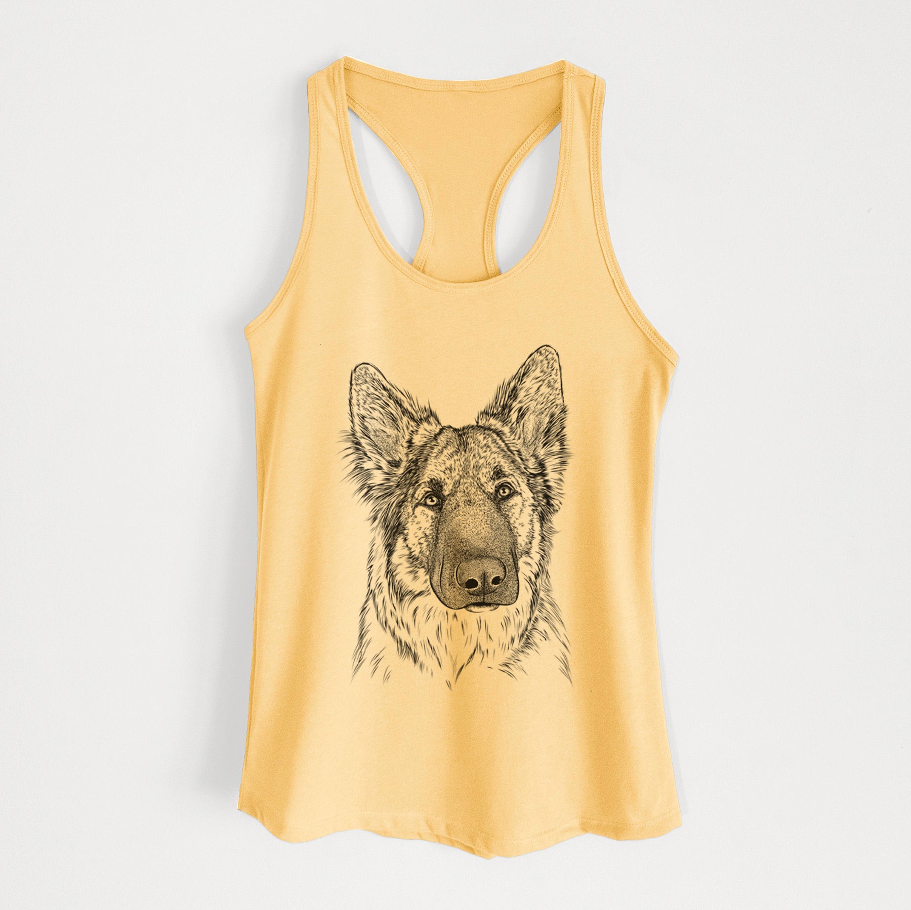 Geddy the Shiloh Shepherd - Women's Racerback Tanktop