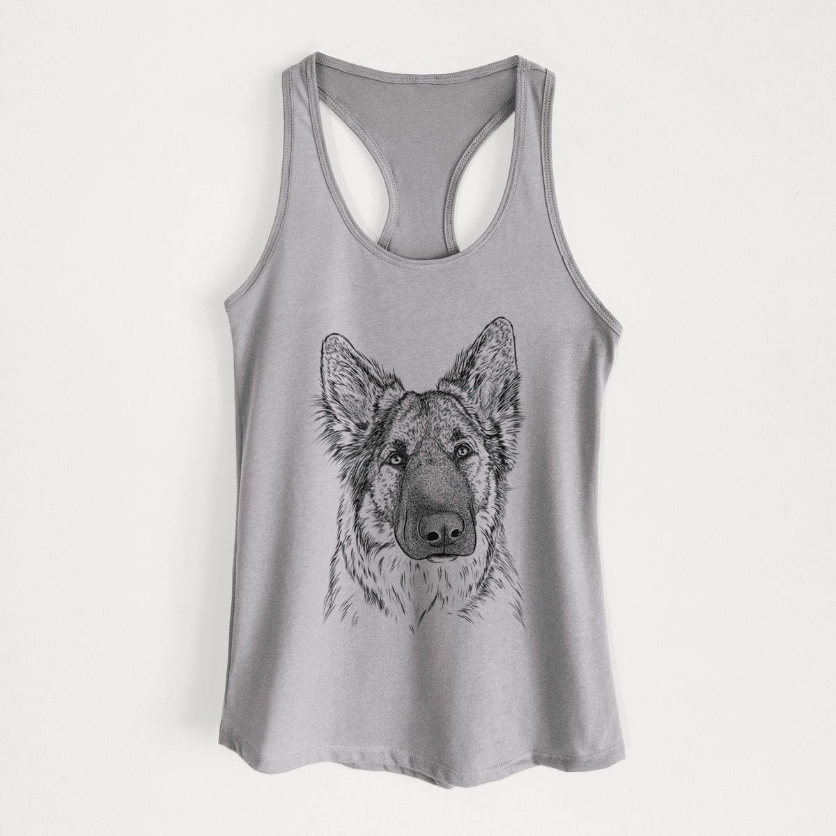 Geddy the Shiloh Shepherd - Women&#39;s Racerback Tanktop