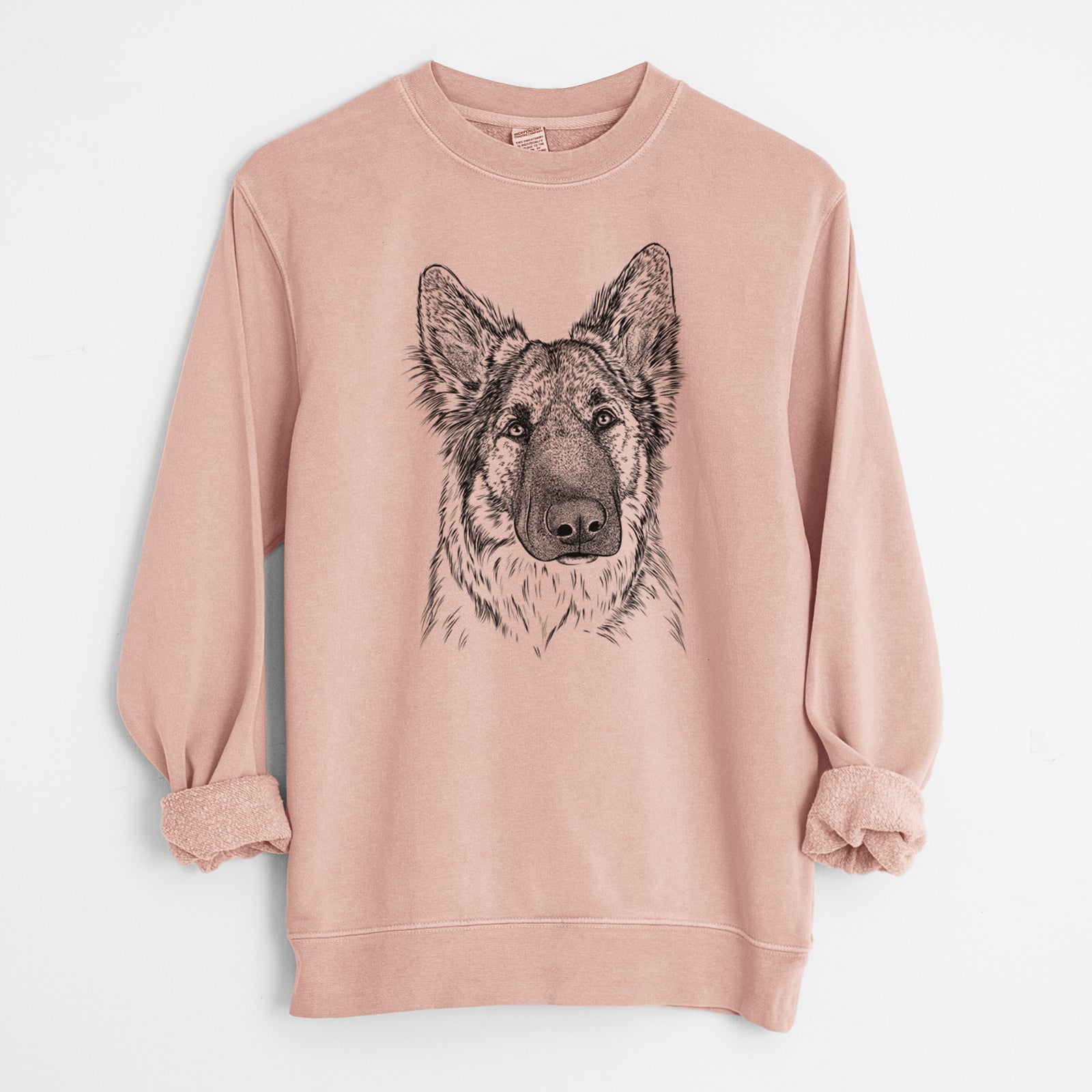 Bare Geddy the Shiloh Shepherd - Unisex Pigment Dyed Crew Sweatshirt