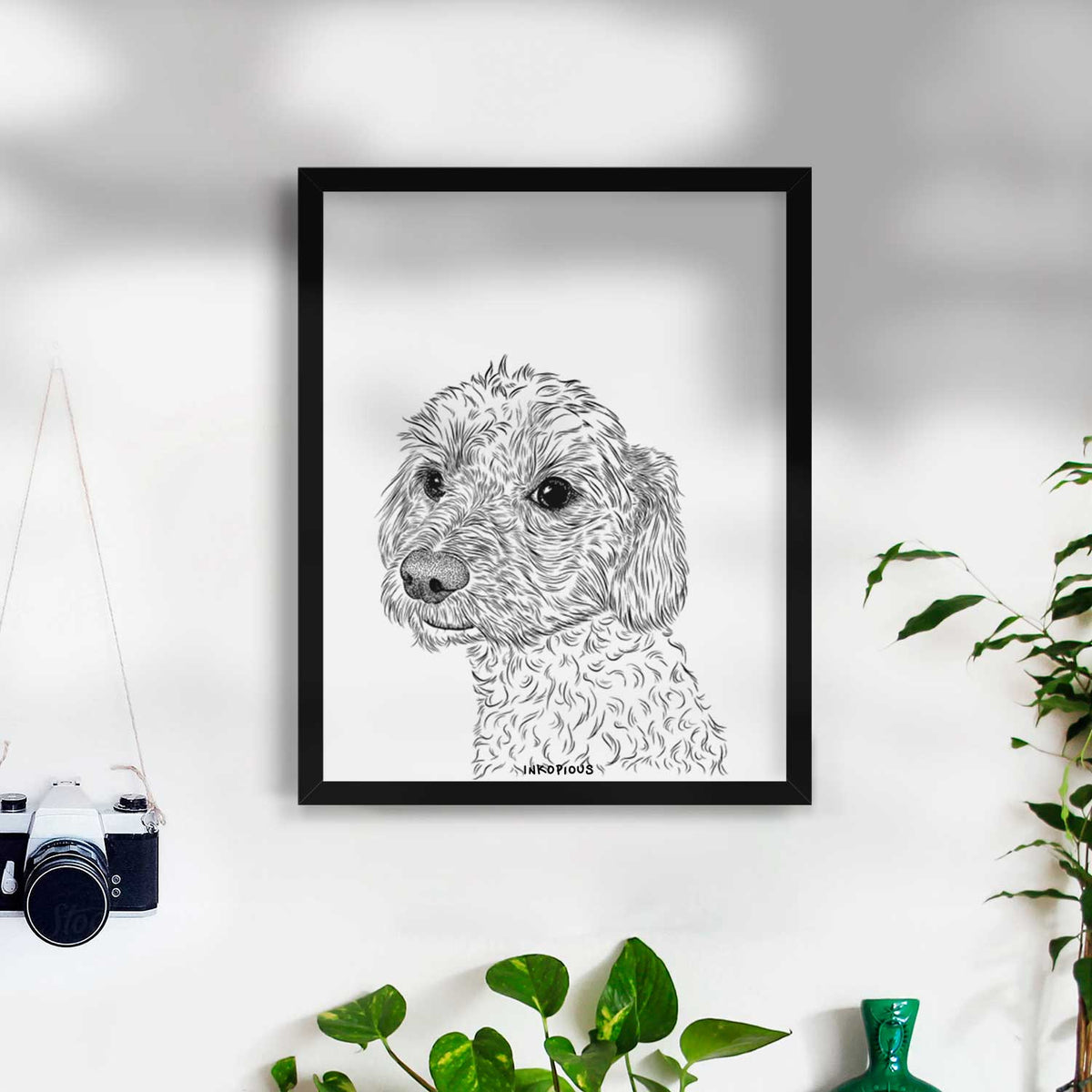 Georgie Boy the Mixed Breed Art Print