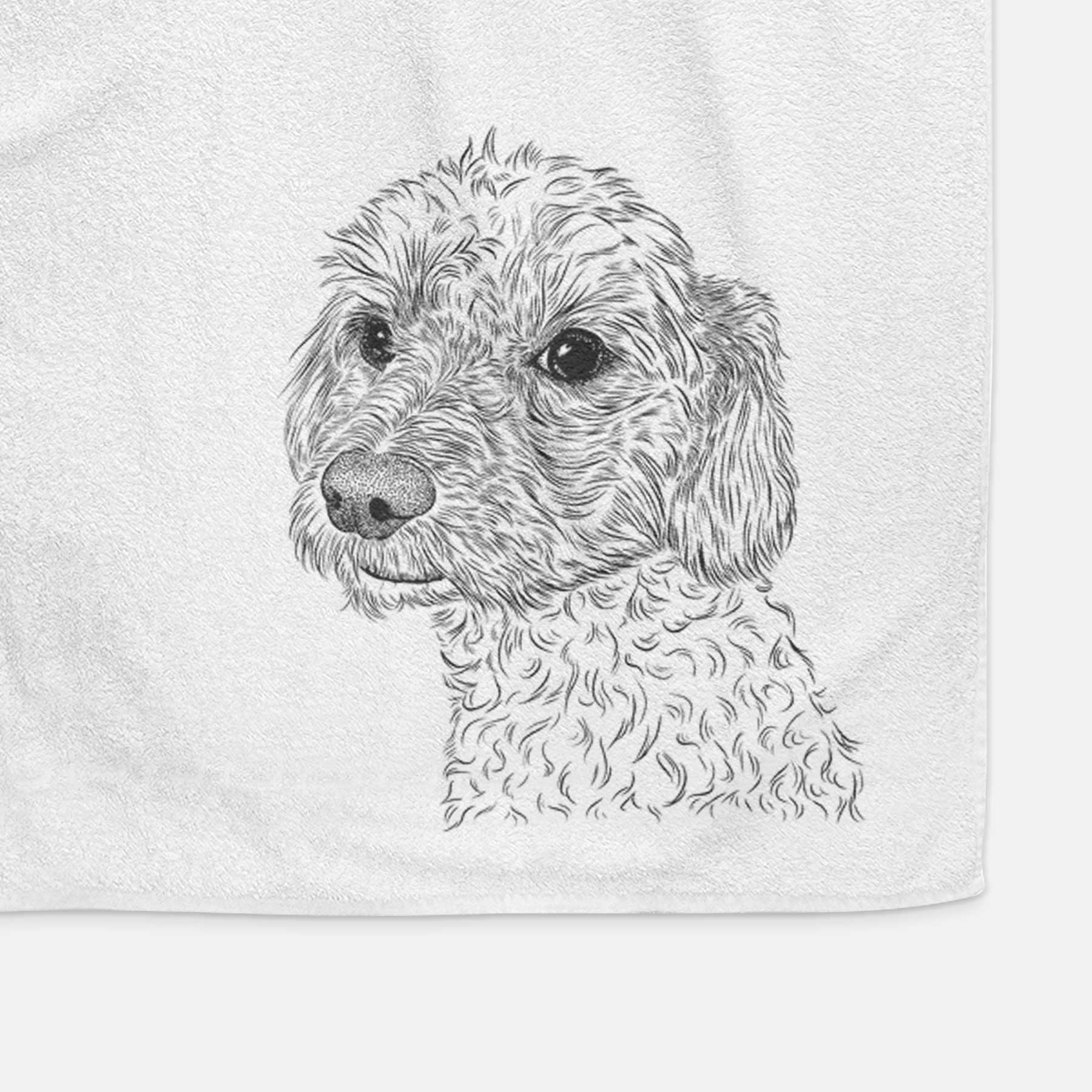 Georgie Boy the Mixed Breed Decorative Hand Towel