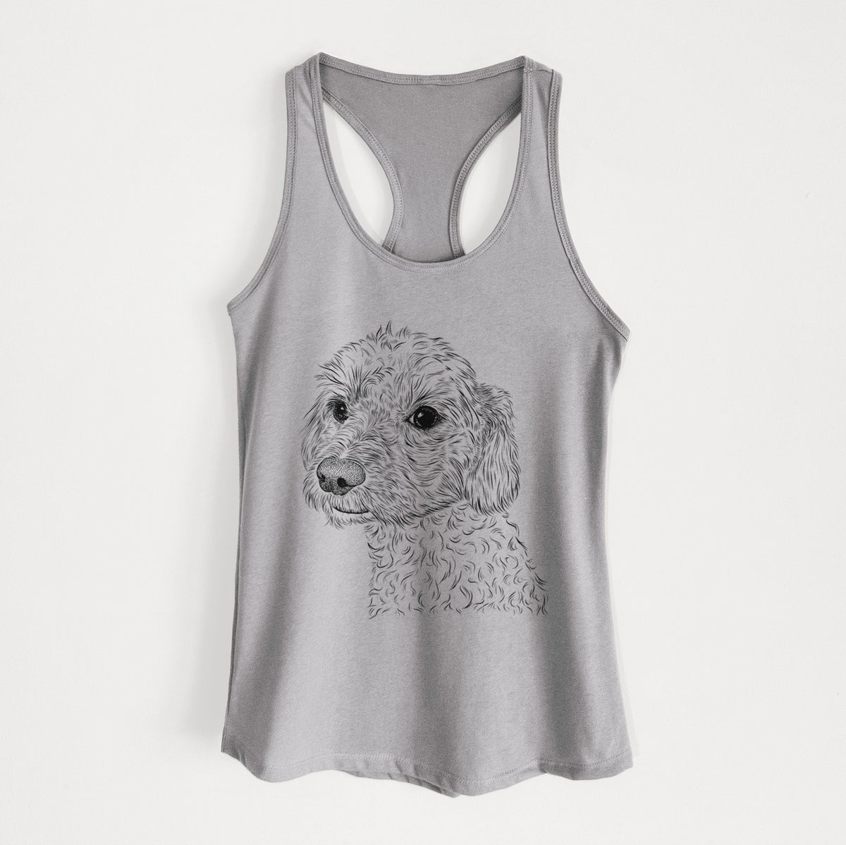 Georgie Boy the Mixed Breed - Women&#39;s Racerback Tanktop